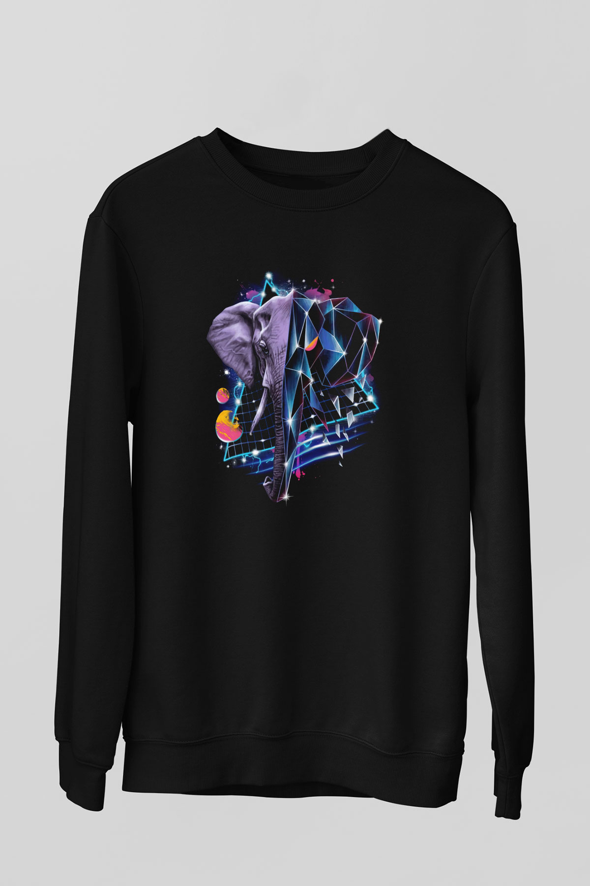 Fil Siyah Unisex Sweatshirt