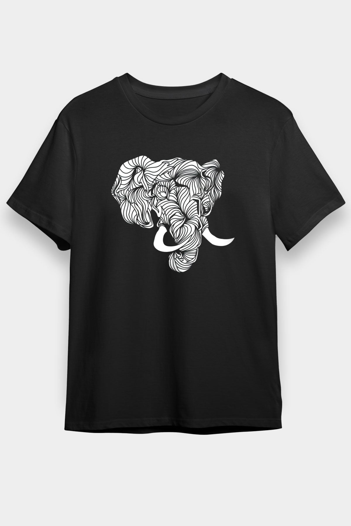 Fil Siyah Unisex Tişört T-Shirt - TişörtFabrikası