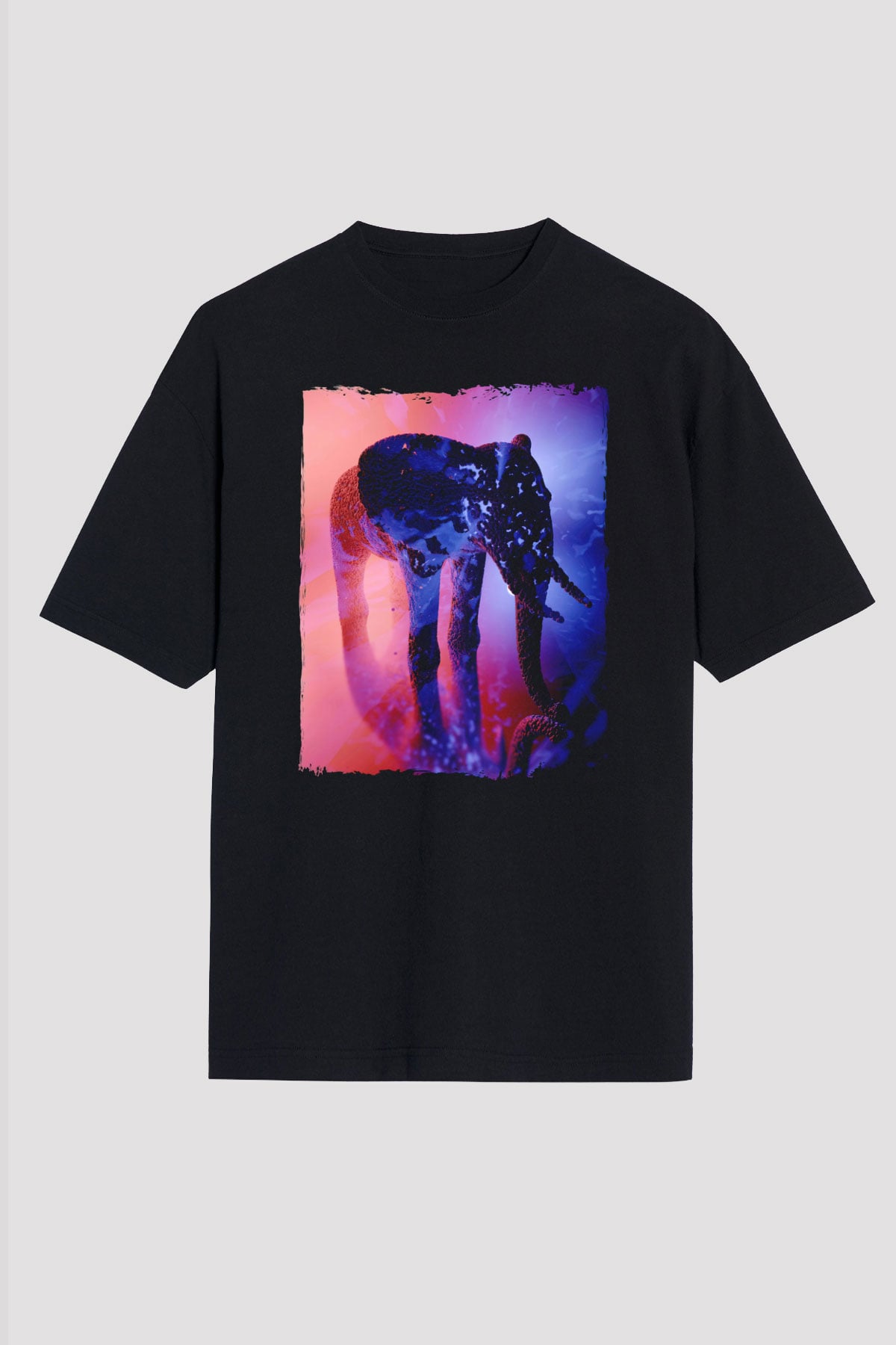 Fil Siyah Oversize Tişört Oversize T-shirt - TişörtFabrikası