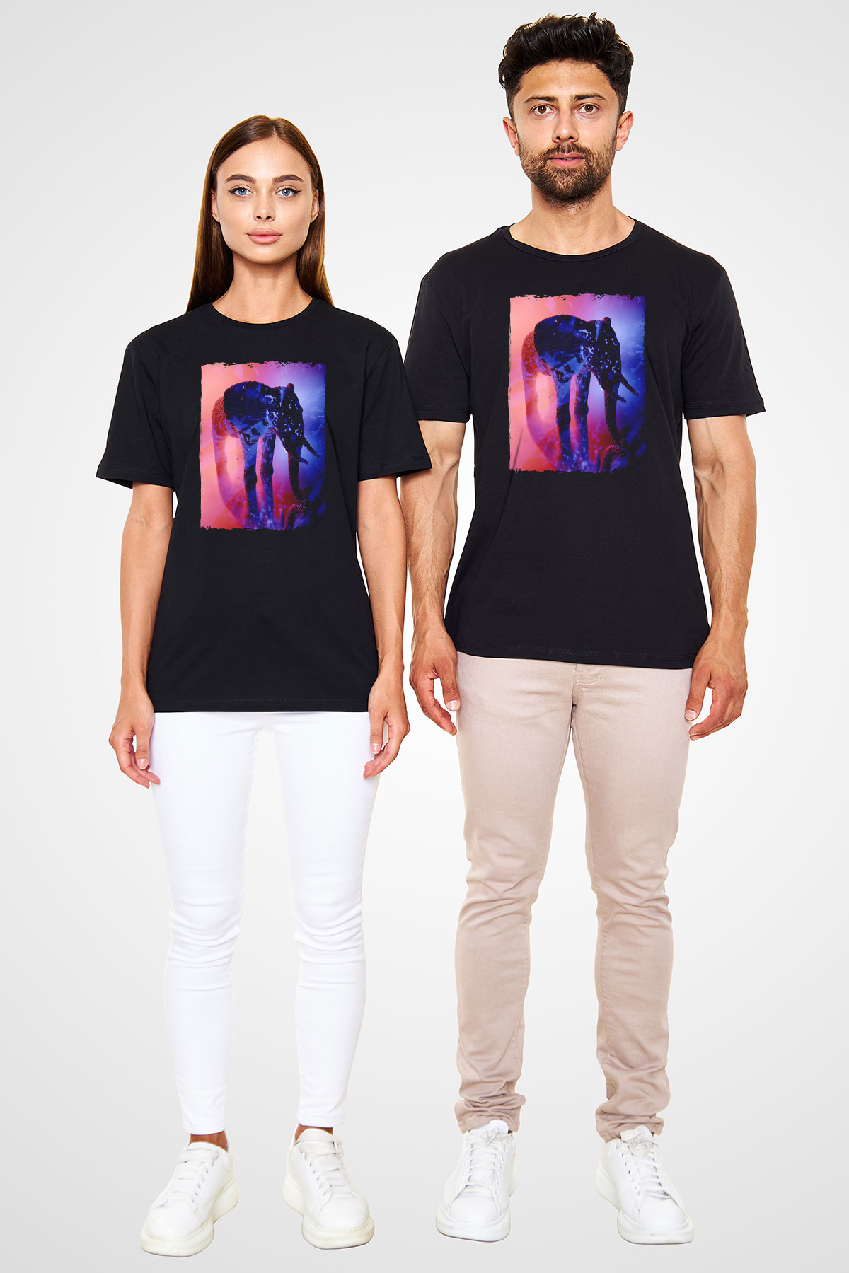 Fil Siyah Unisex Tişört T-Shirt - TişörtFabrikası
