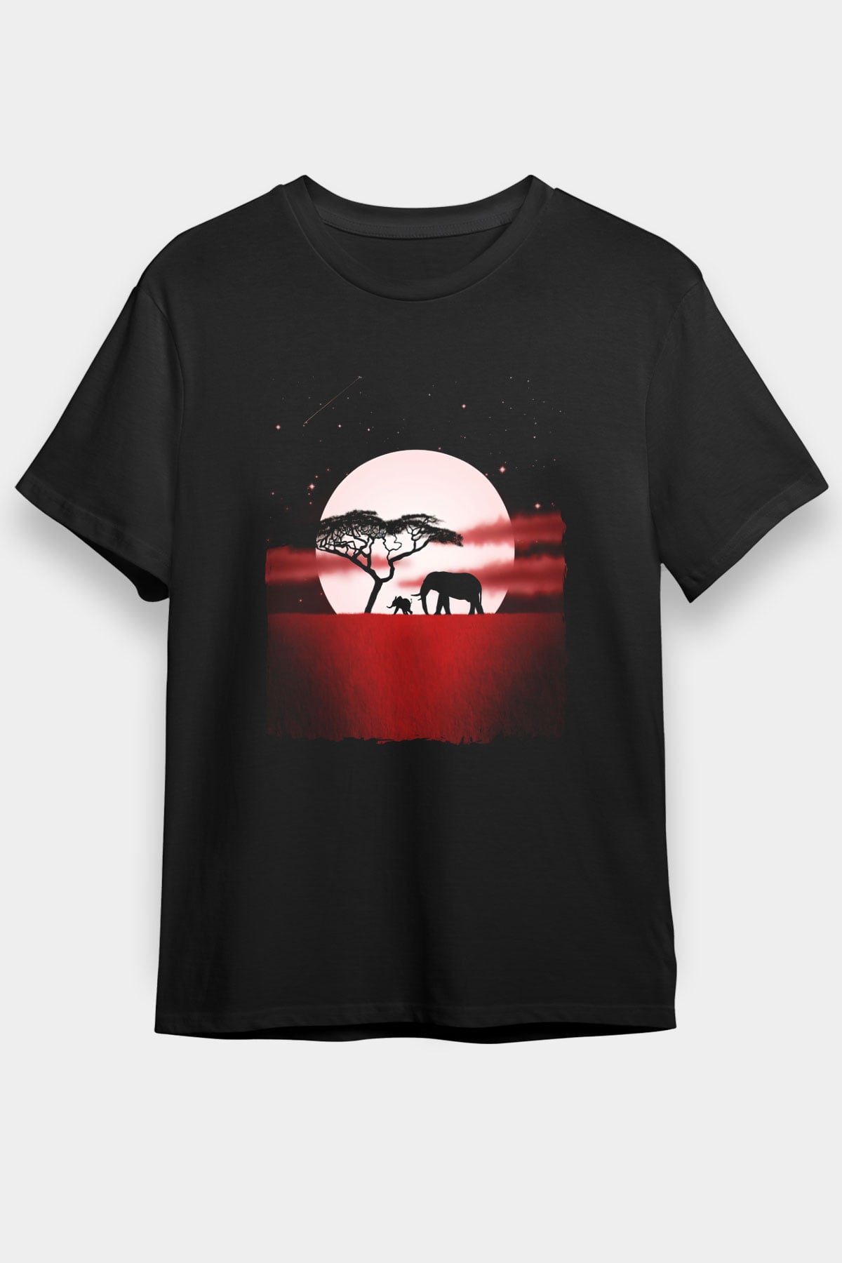 Fil Siyah Unisex Tişört T-Shirt - TişörtFabrikası