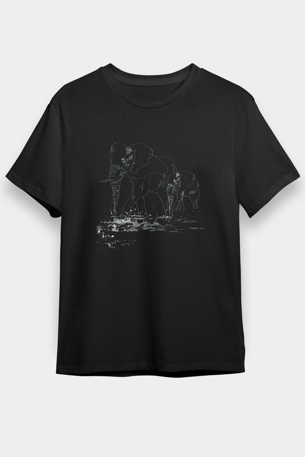 Fil Siyah Unisex Tişört T-Shirt - TişörtFabrikası