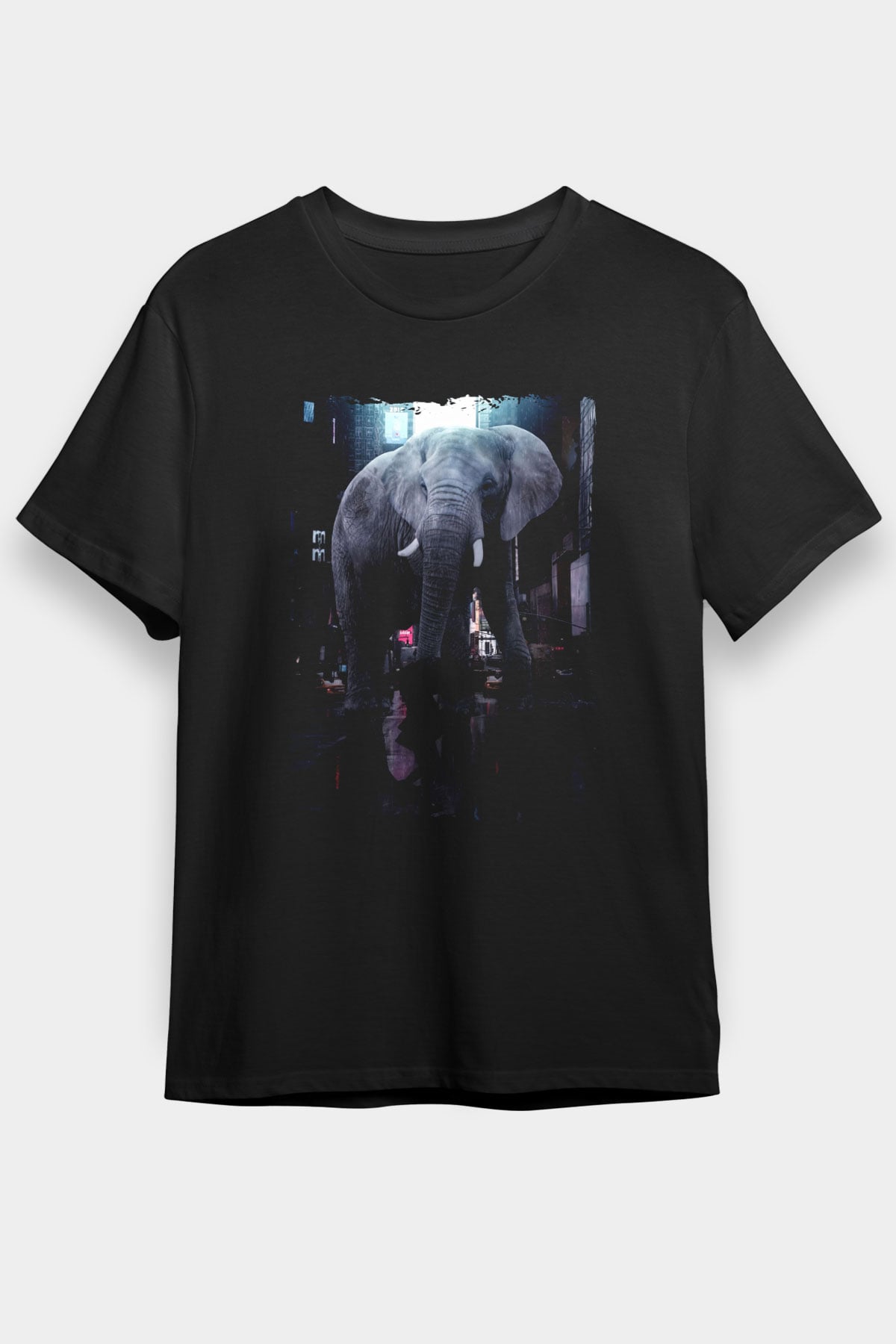 Fil Siyah Unisex Tişört T-Shirt - TişörtFabrikası
