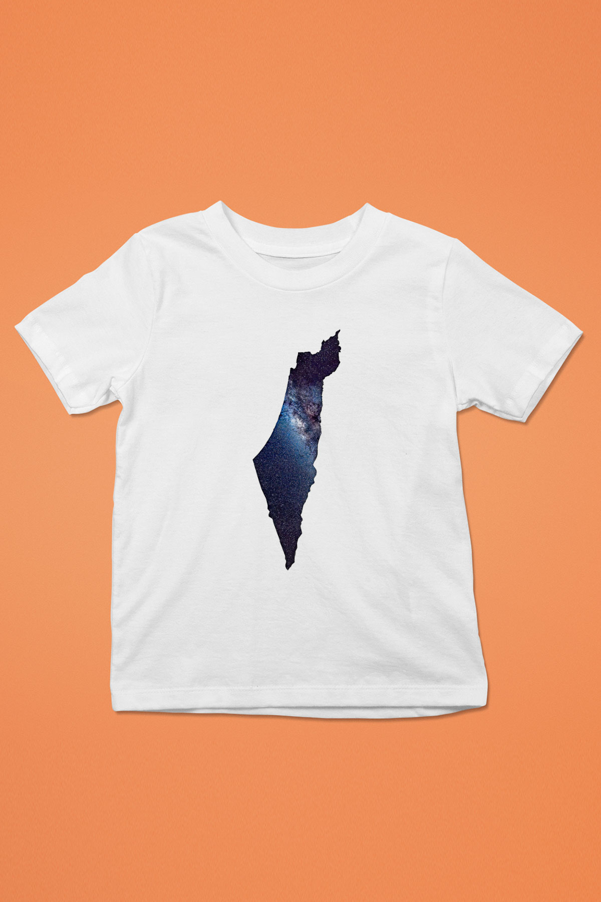 Filistin Baskılı Beyaz Unisex Beyaz Çocuk Tişört - Tshirt