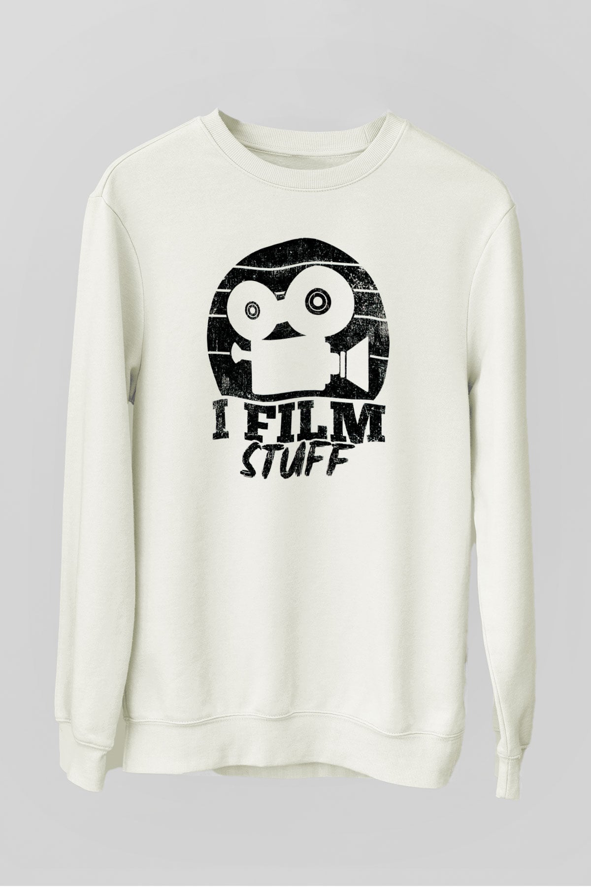 Film yönetmeni Beyaz Unisex Sweatshirt