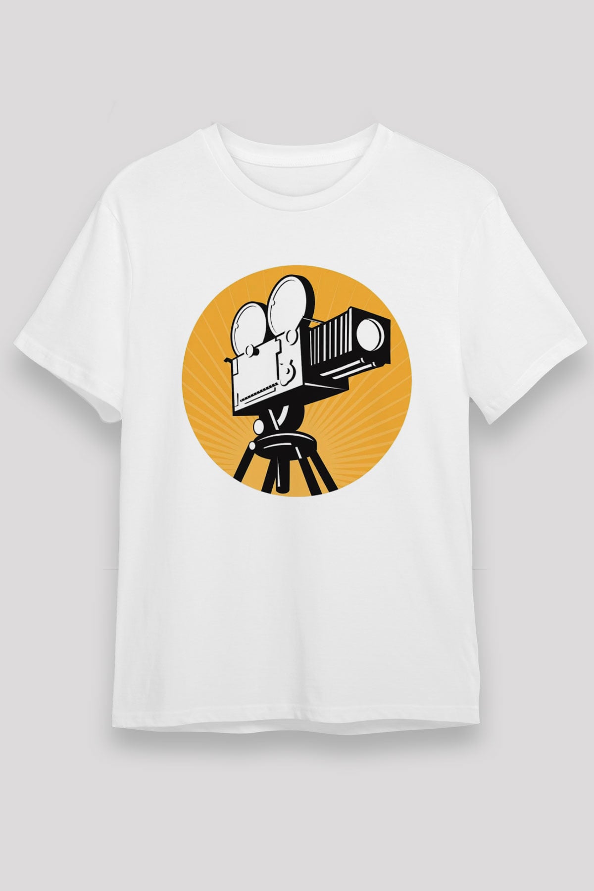 Film yönetmeni Beyaz Unisex Tişört T-Shirt - TişörtFabrikası