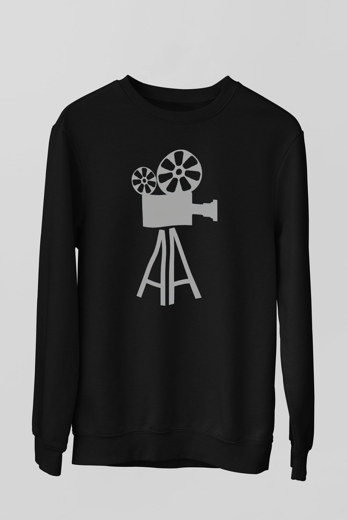 Film yönetmeni Siyah Unisex Sweatshirt