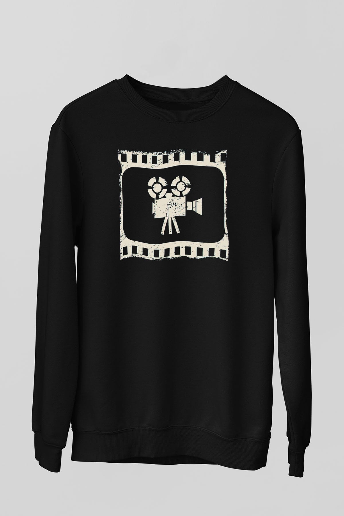 Film yönetmeni Siyah Unisex Sweatshirt