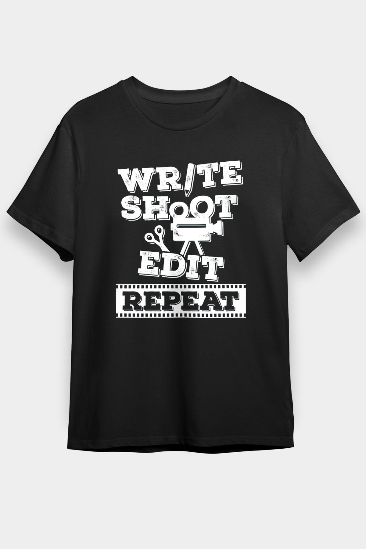 Film yönetmeni Siyah Unisex Tişört T-Shirt - TişörtFabrikası