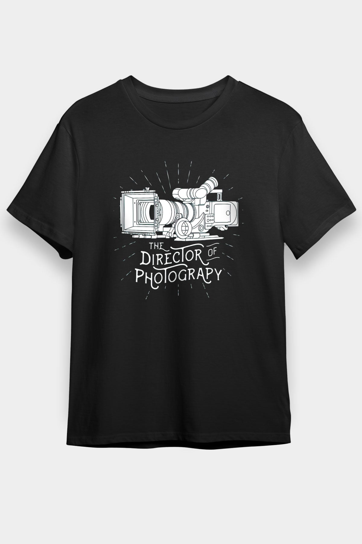 Film yönetmeni Siyah Unisex Tişört T-Shirt - TişörtFabrikası