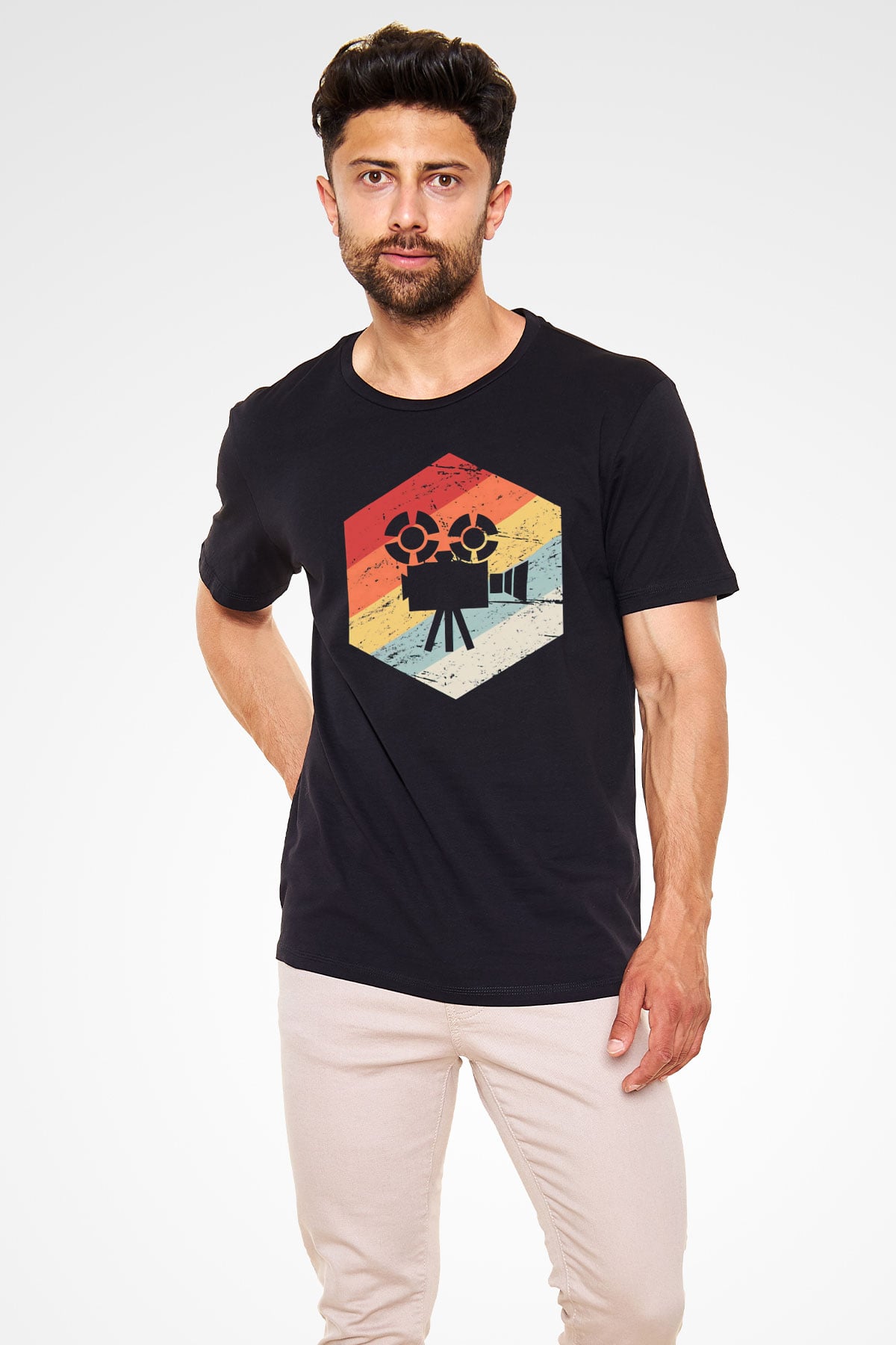Film yönetmeni Siyah Unisex Tişört T-Shirt - TişörtFabrikası