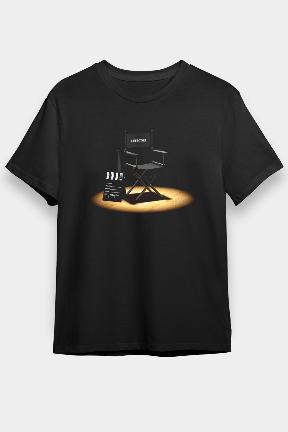 Film yönetmeni Siyah Unisex Tişört T-Shirt - TişörtFabrikası