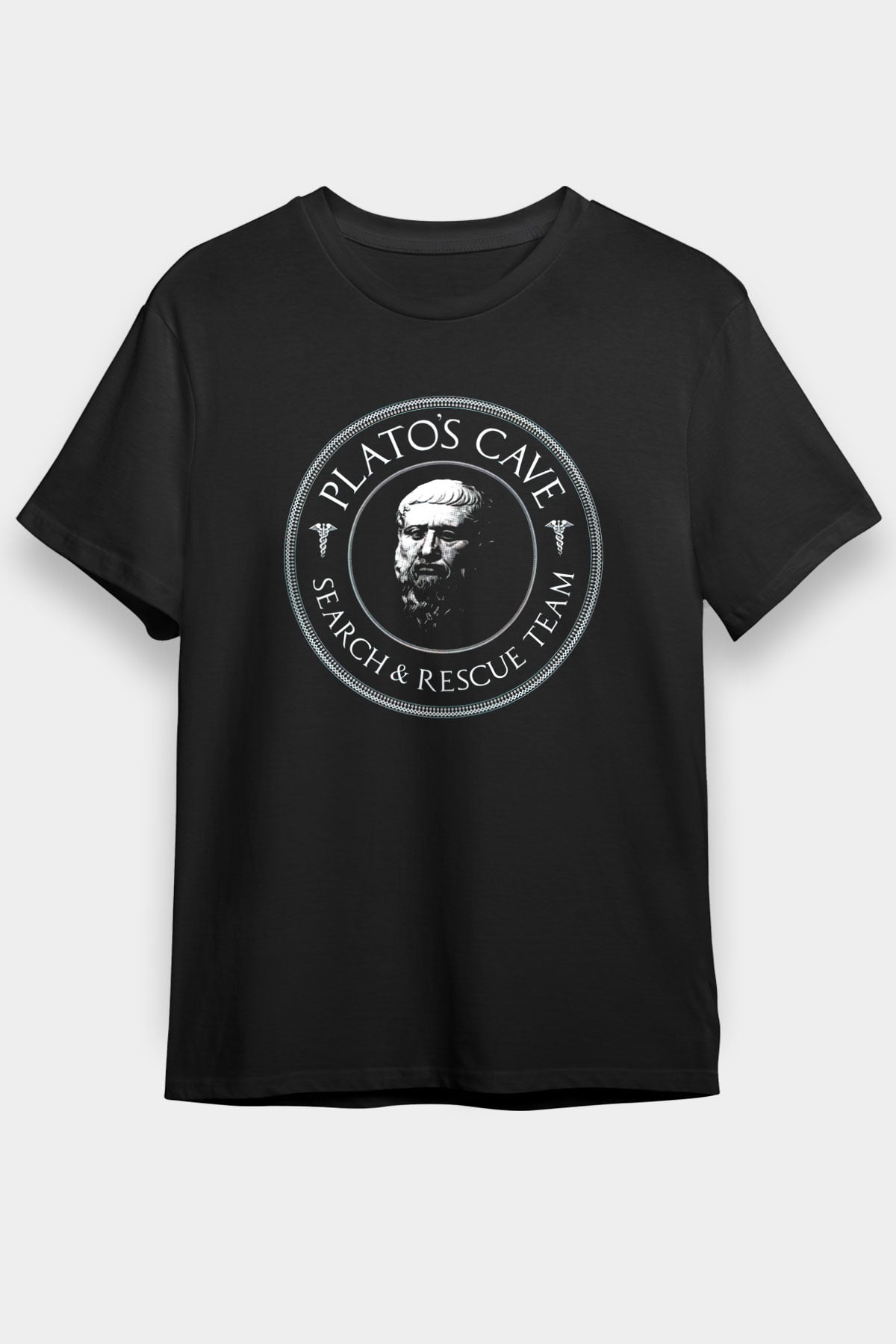 Filozof Siyah Unisex Tişört T-Shirt - TişörtFabrikası
