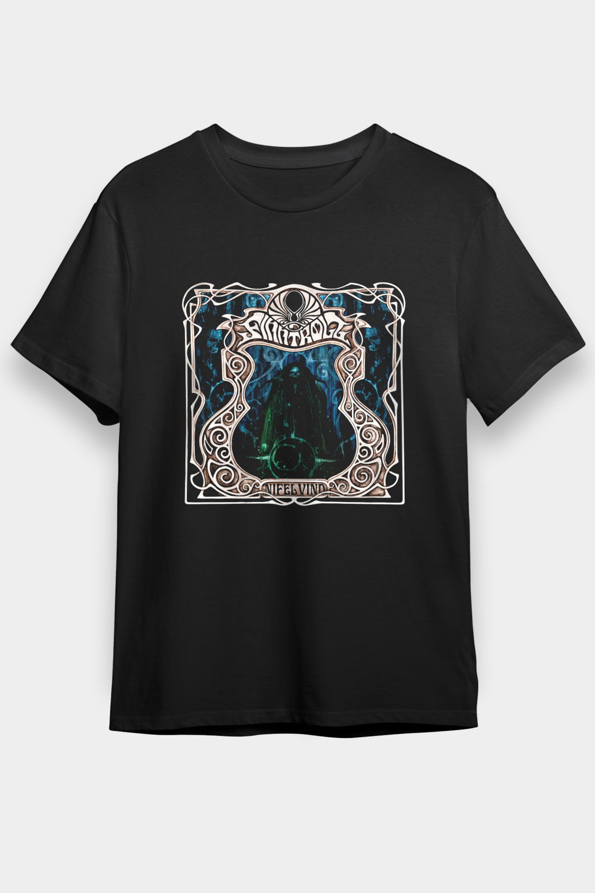 Finntroll Baskılı Unisex Siyah Tişört