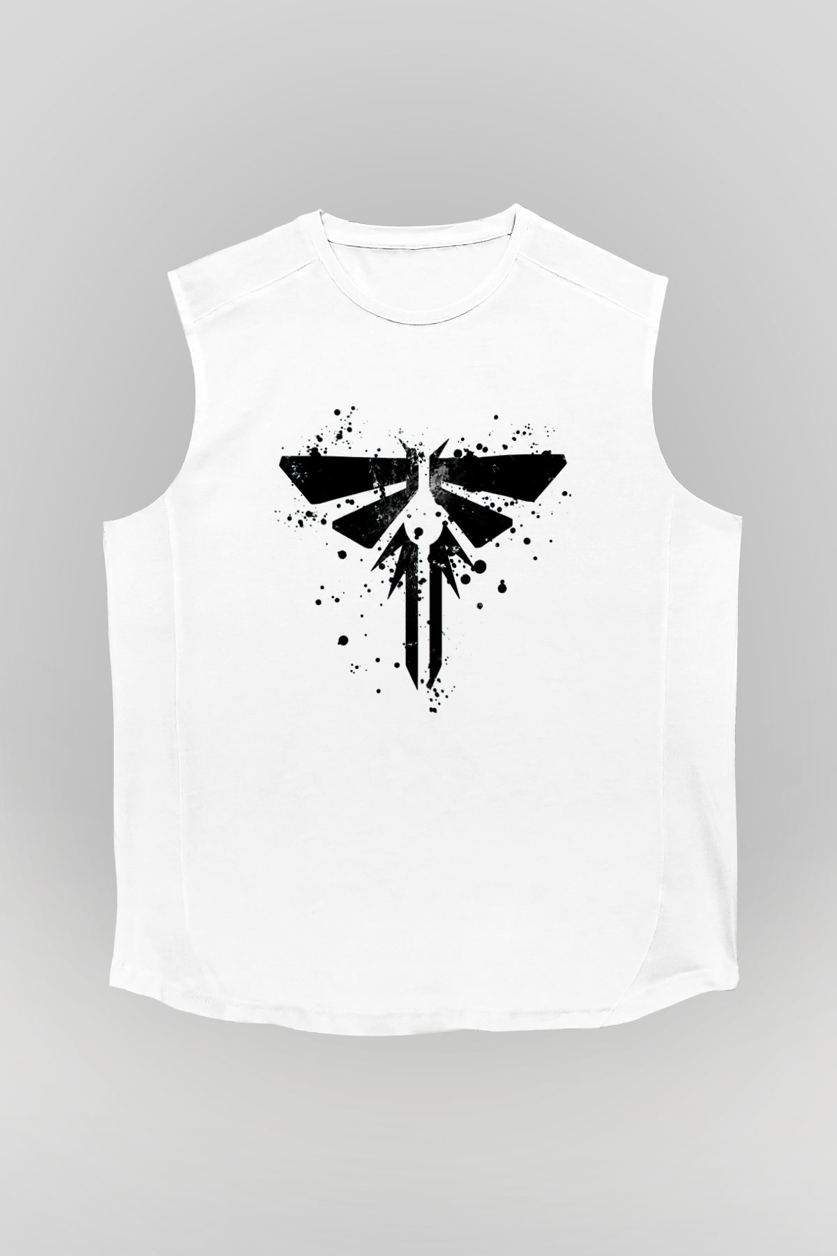 Firefly Beyaz Unisex Kolsuz Tişört