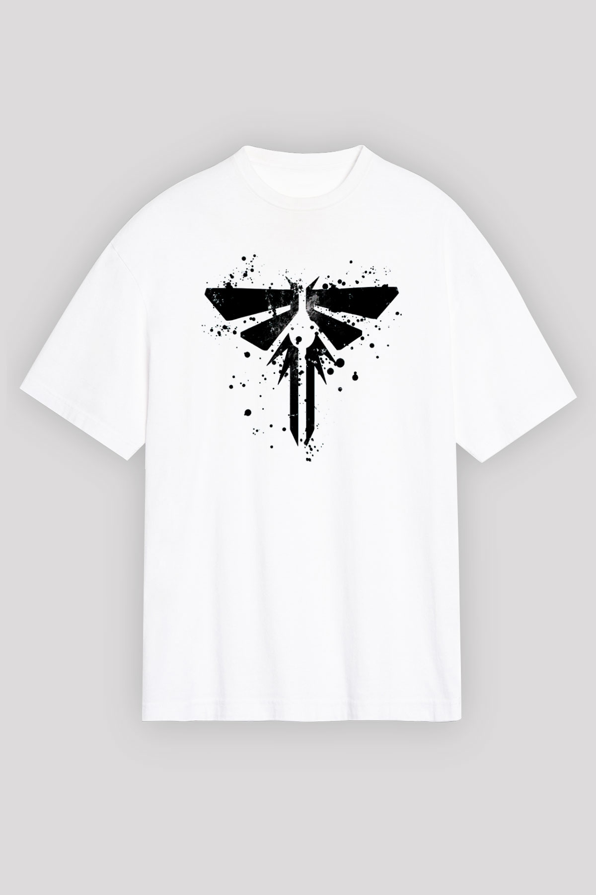 Firefly Beyaz Oversize Tişört Oversize T-shirt