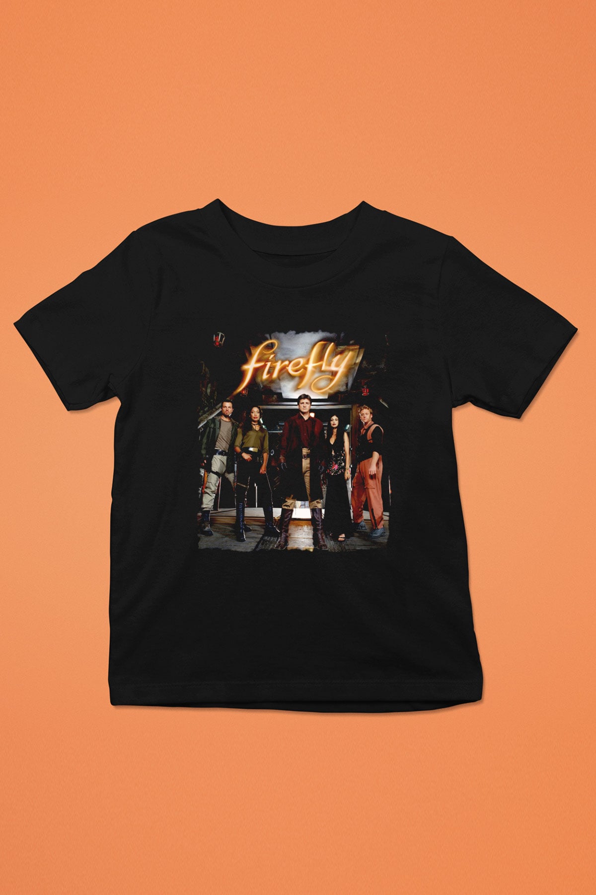 Firefly Siyah Unisex Çocuk Tişört
