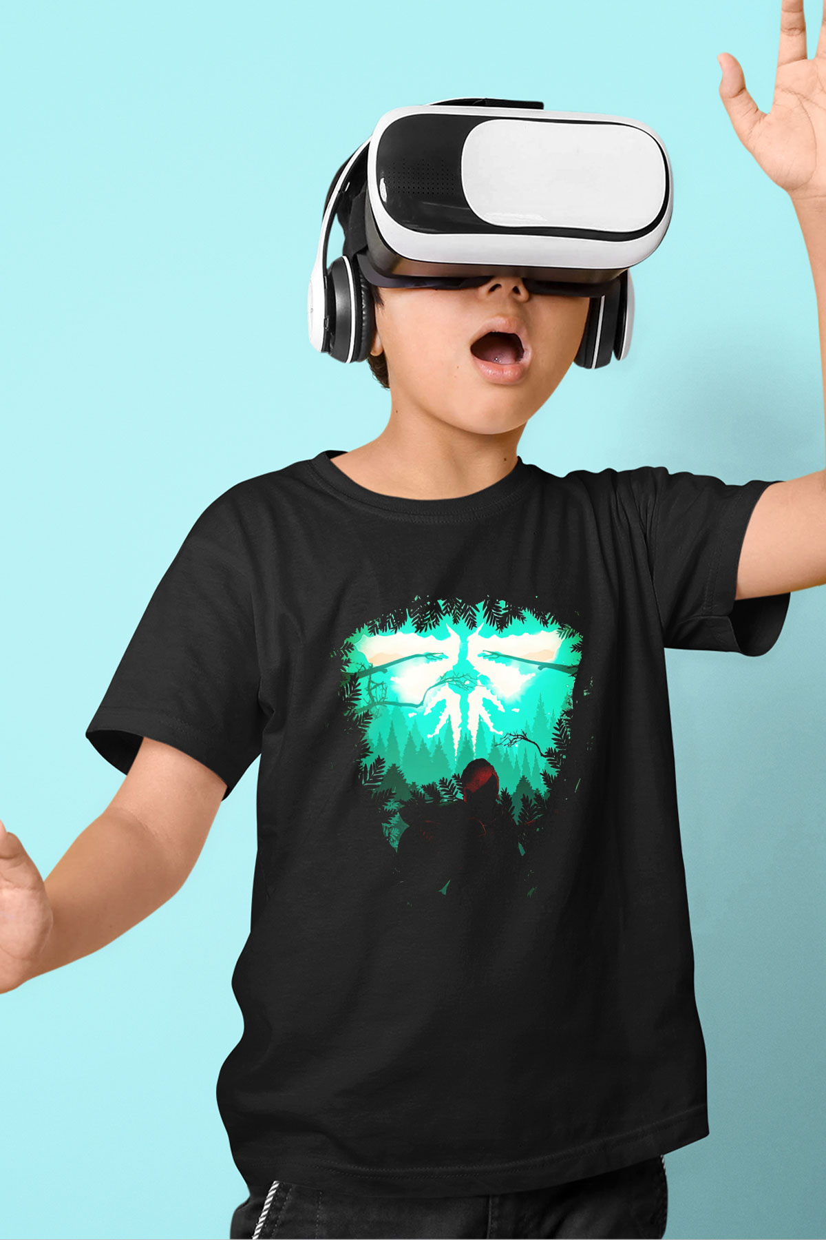 Firefly Siyah Unisex Çocuk Tişört