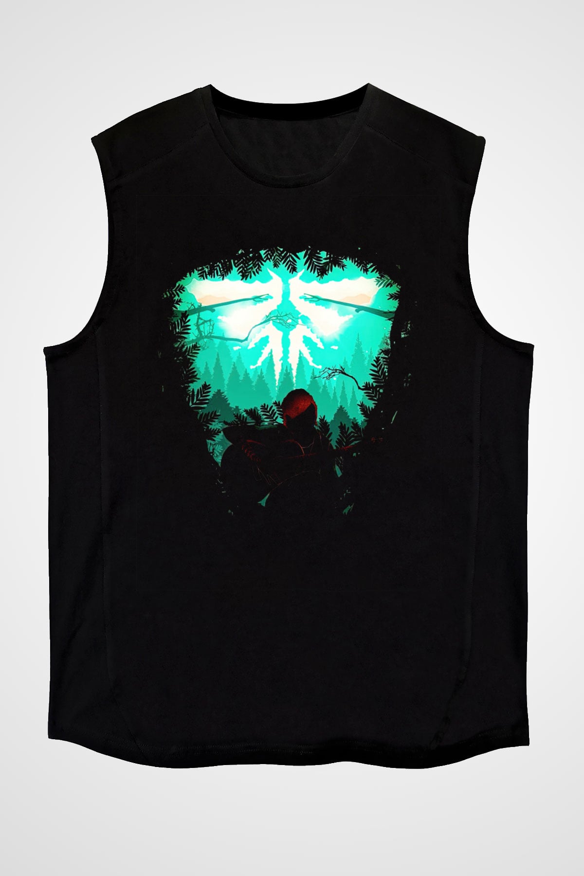 Firefly Siyah Unisex Kolsuz Tişört