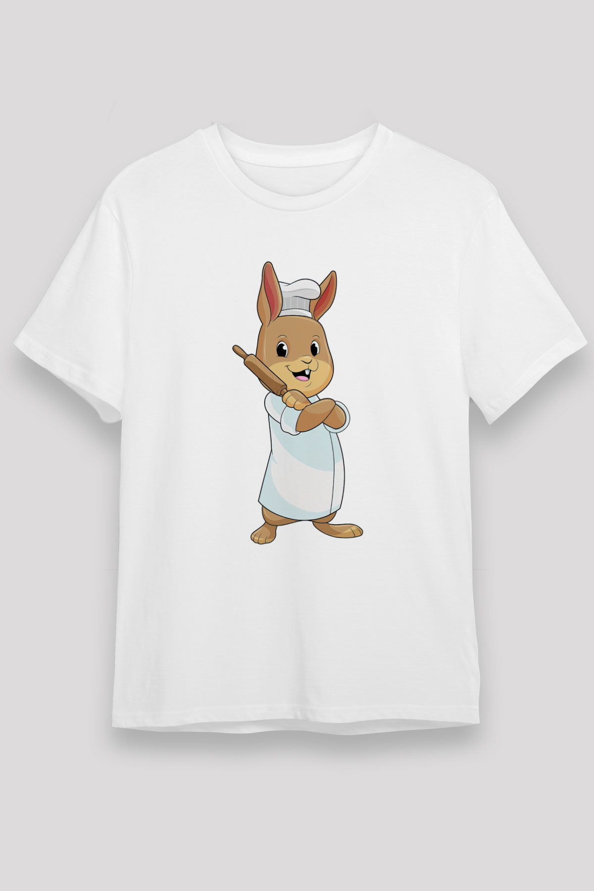 Fırıncı Beyaz Unisex Tişört T-Shirt - TişörtFabrikası