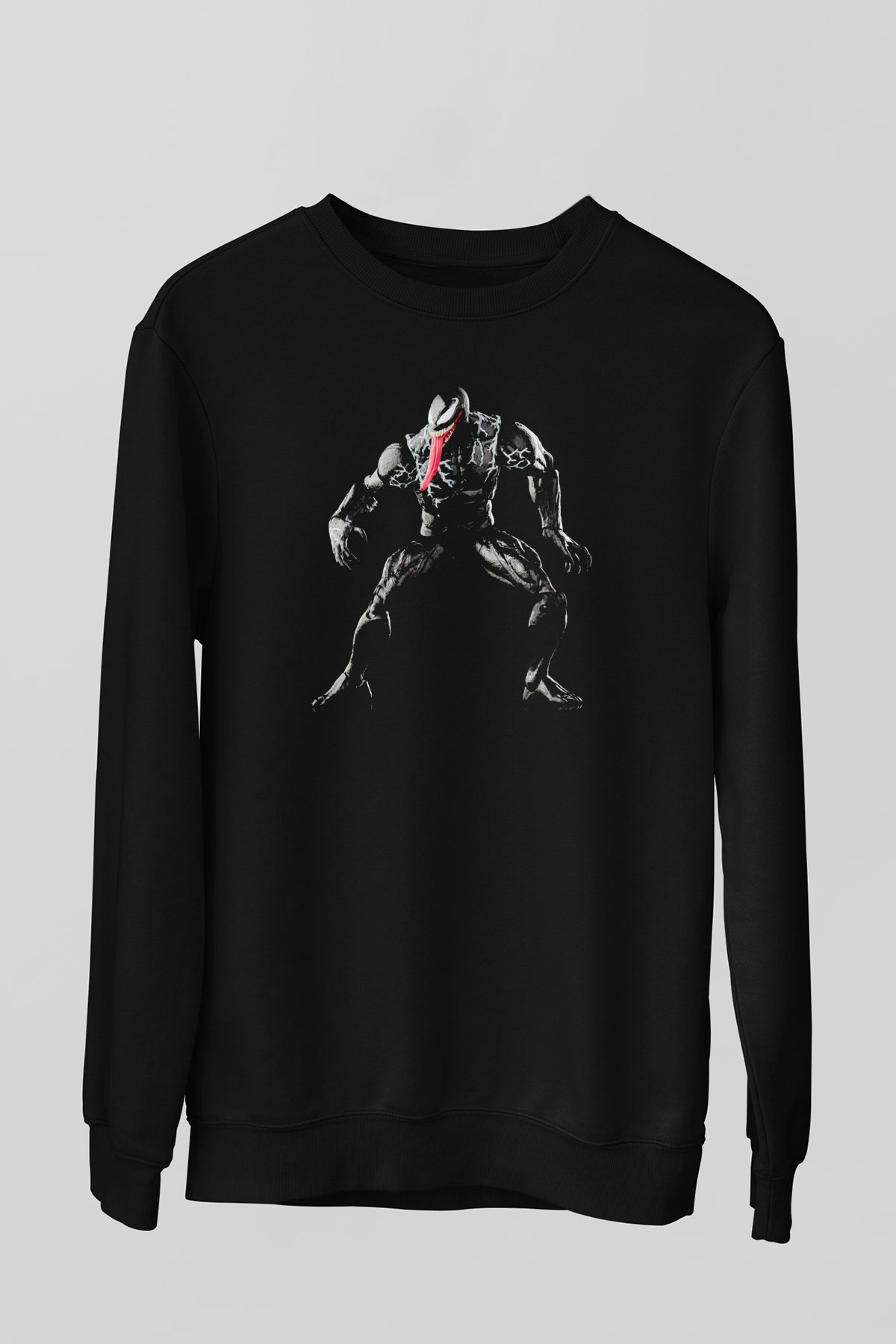 Fitness Siyah Unisex Sweatshirt