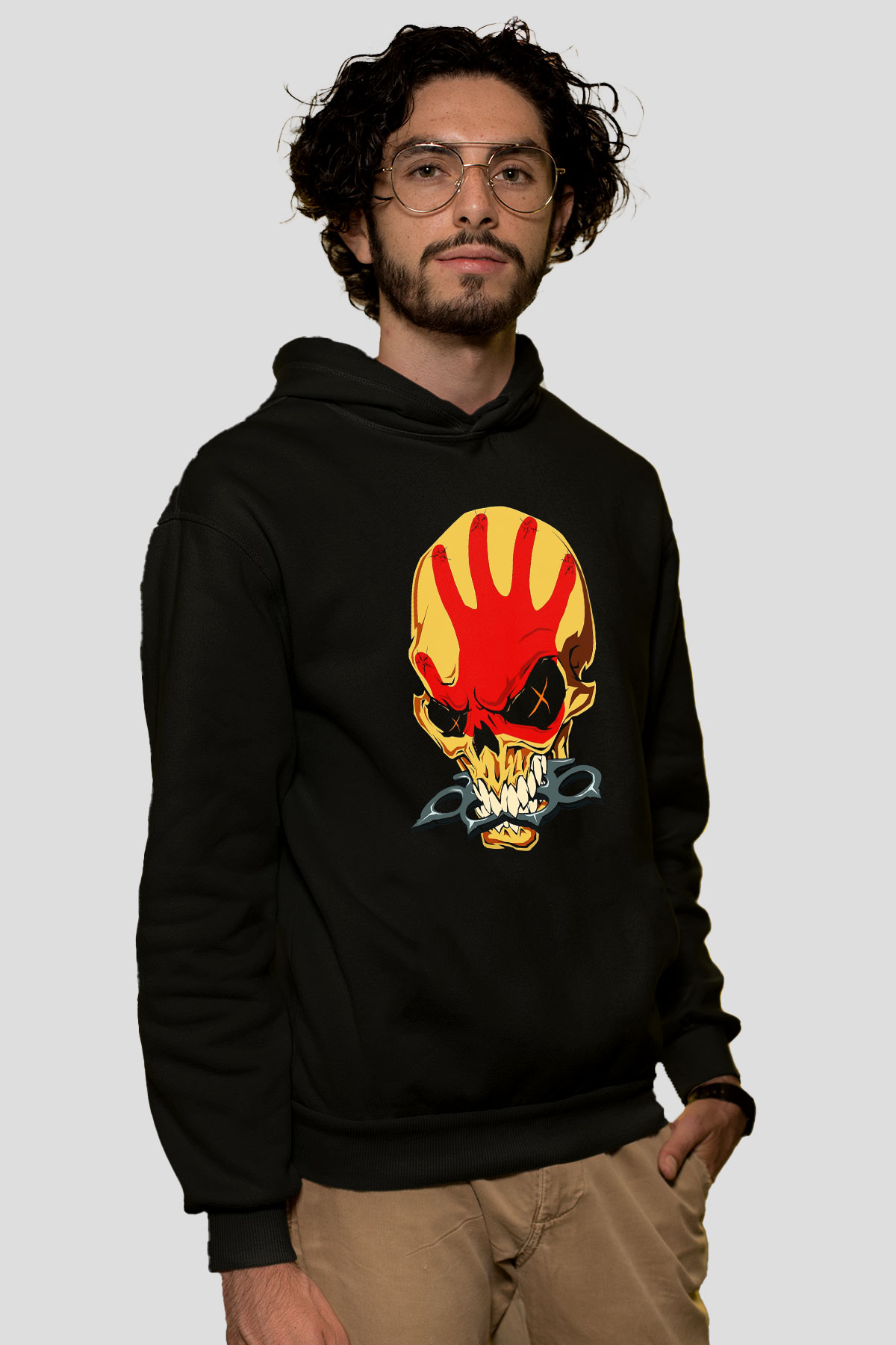 Five Finger Death Punch Siyah Unisex Hoodie