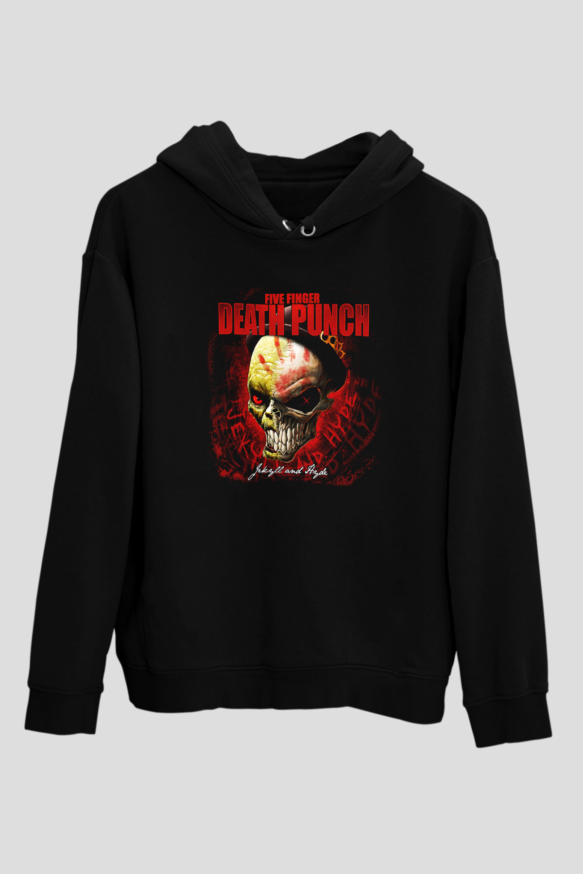 Five Finger Death Punch Siyah Unisex Hoodie