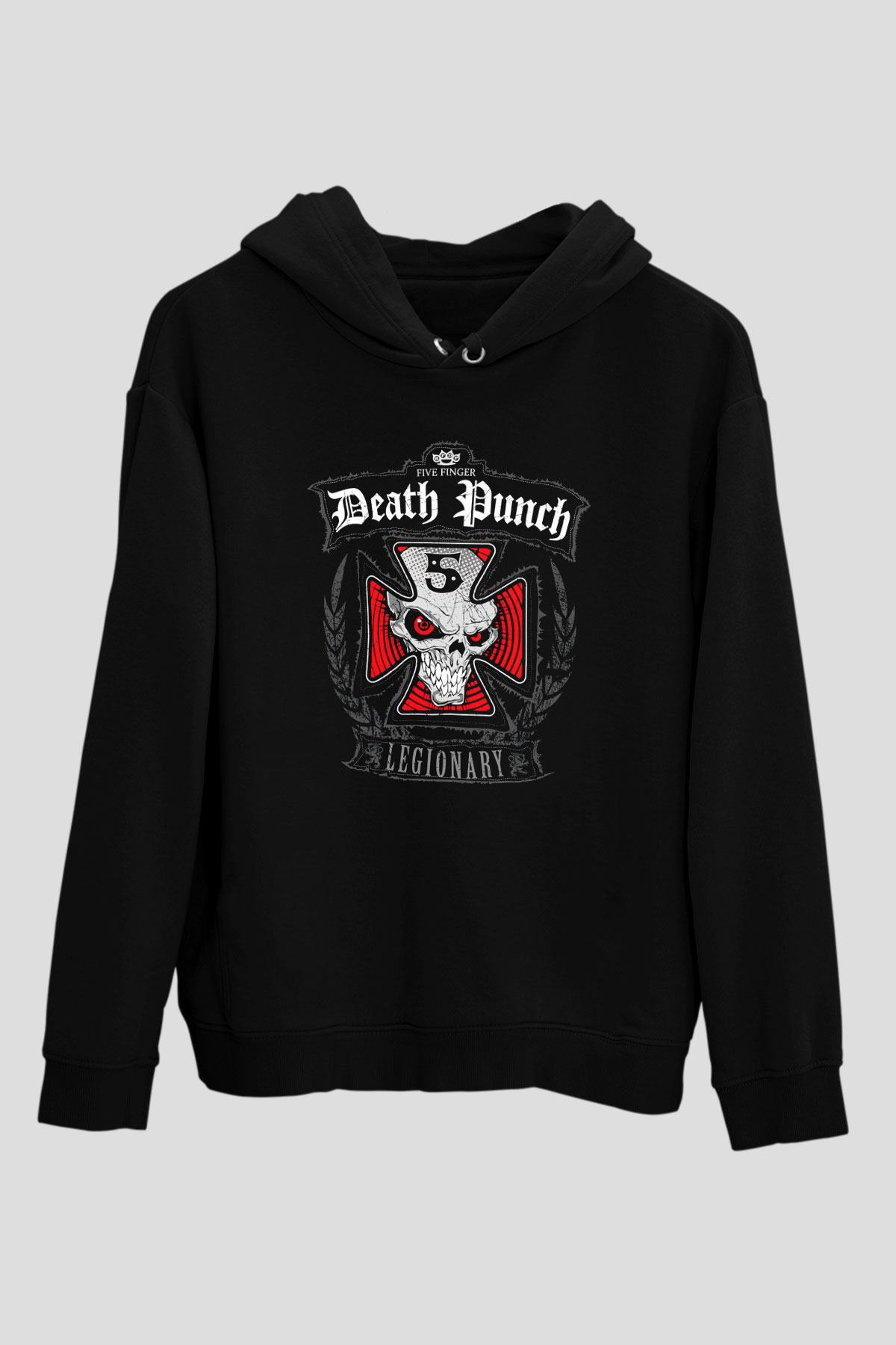 Five Finger Death Punch Siyah Unisex Hoodie