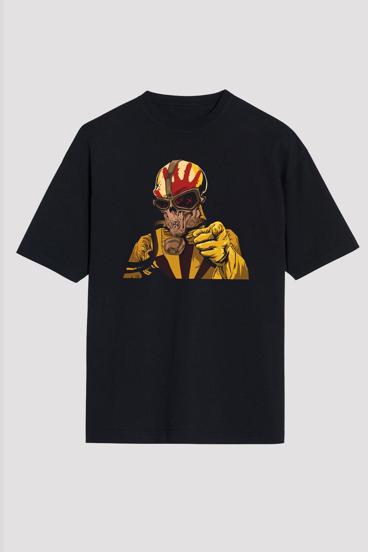 Five Finger Death Punch Siyah Unisex Oversize Tişört T-Shirt