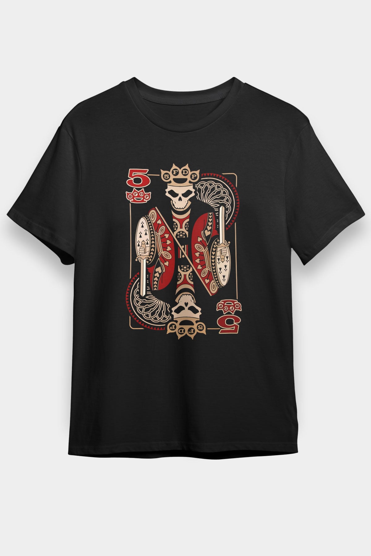 Five Finger Death Punch Siyah Unisex Tişört T-Shirt - TişörtFabrikası