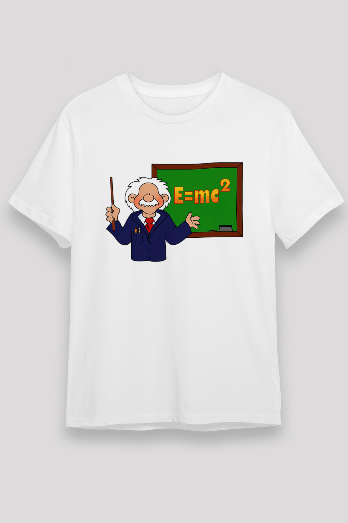 Fizikçi Beyaz Unisex Tişört T-Shirt - TişörtFabrikası