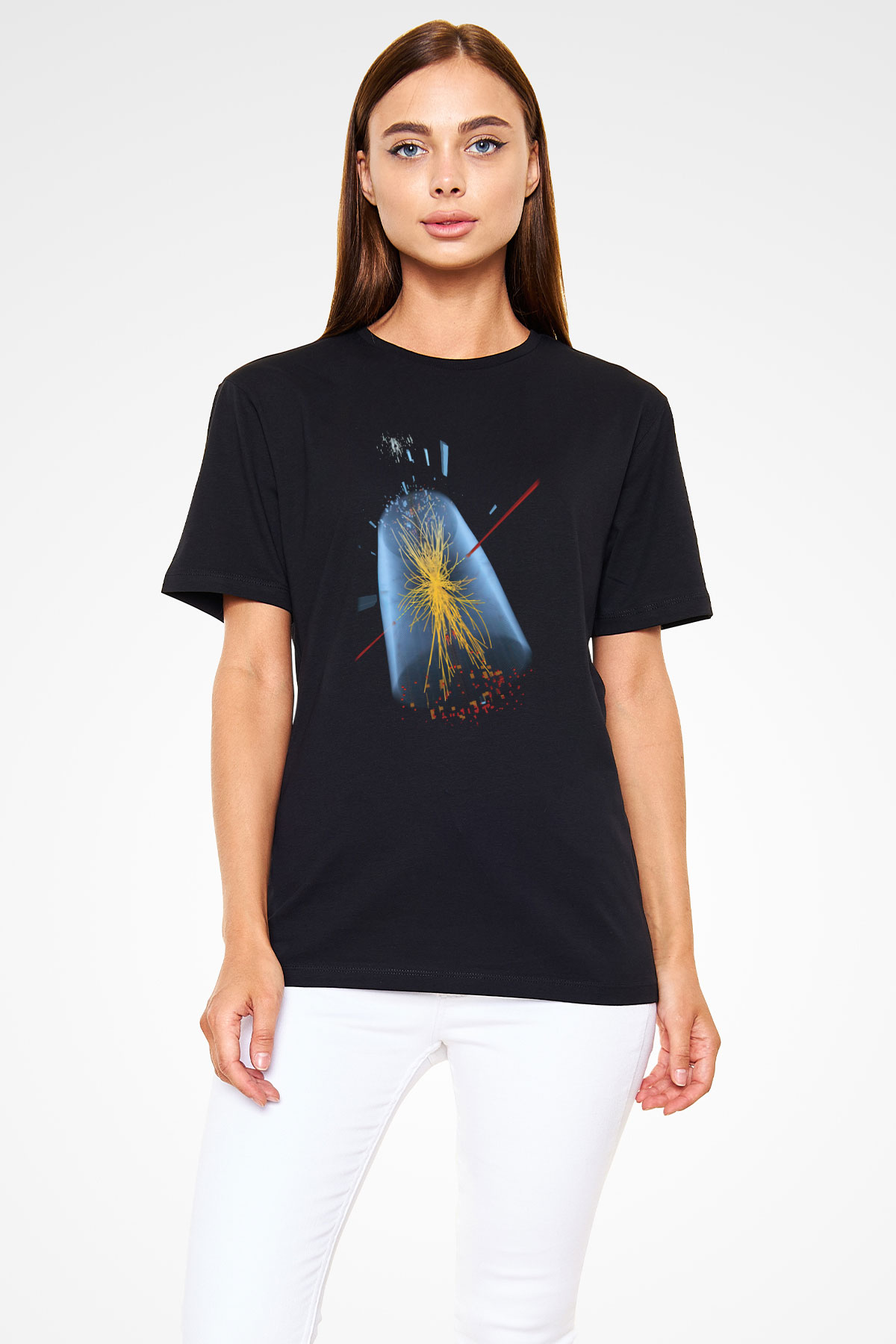 Fizikçi Siyah Unisex Tişört T-Shirt - TişörtFabrikası