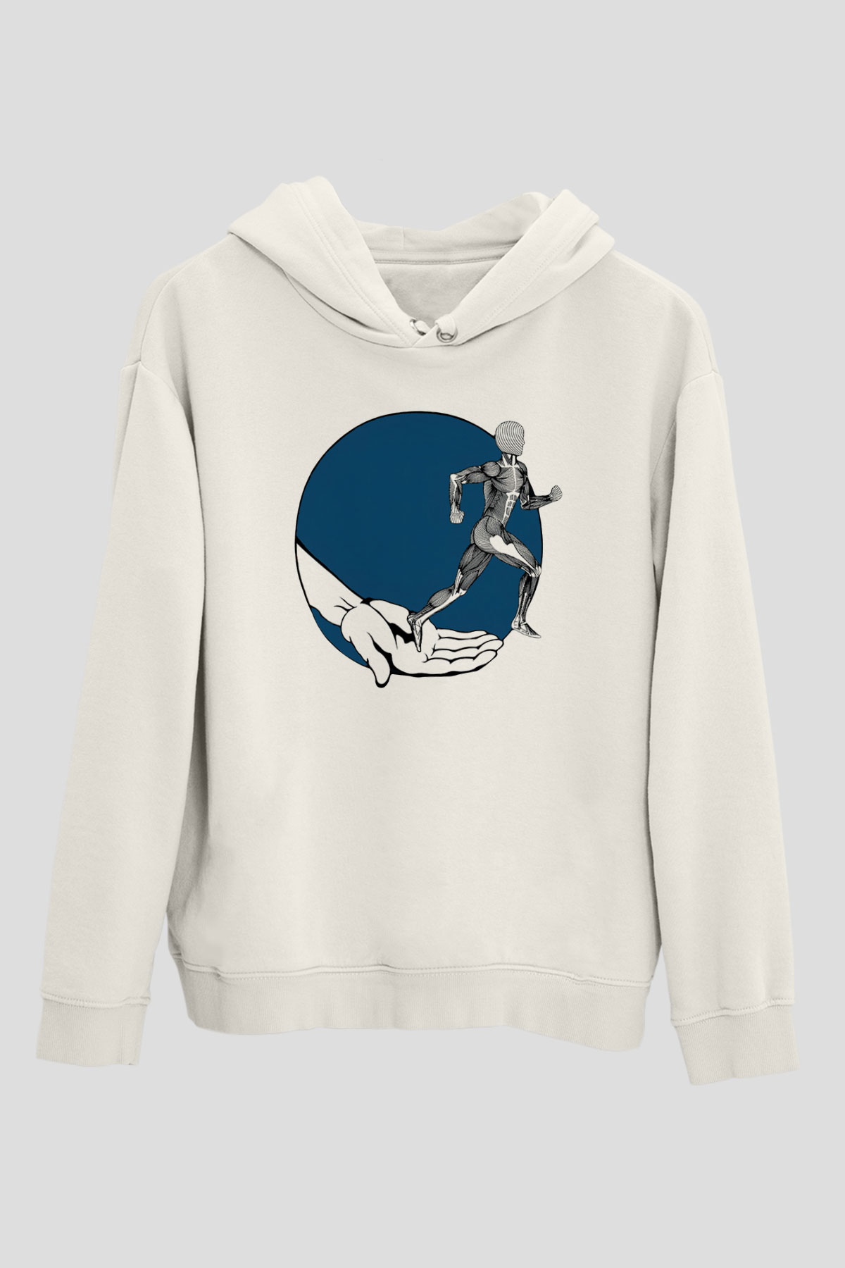 Fizyoterapist Beyaz Unisex Hoodie
