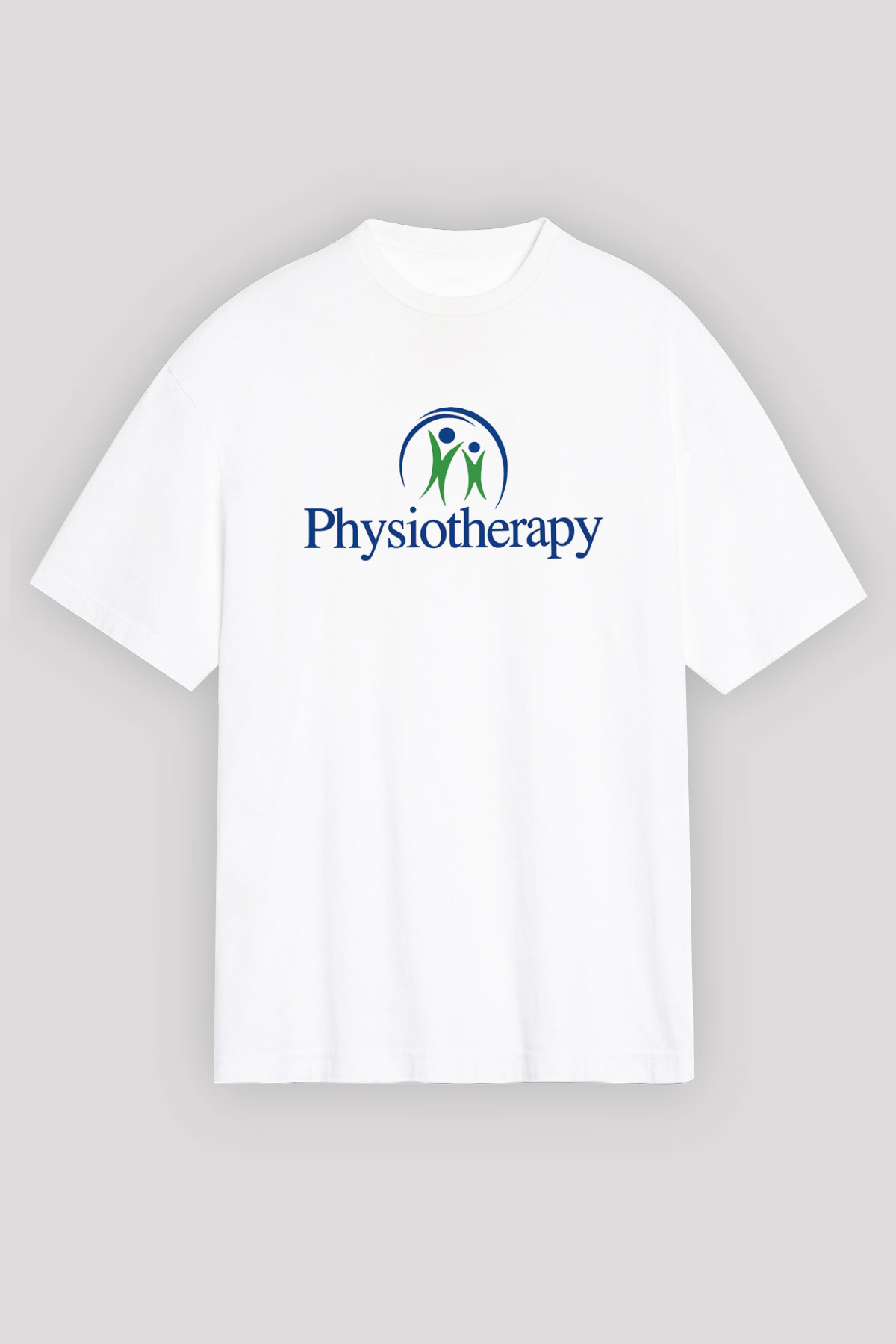 Fizyoterapist Beyaz Unisex Oversize Tişört T-Shirt