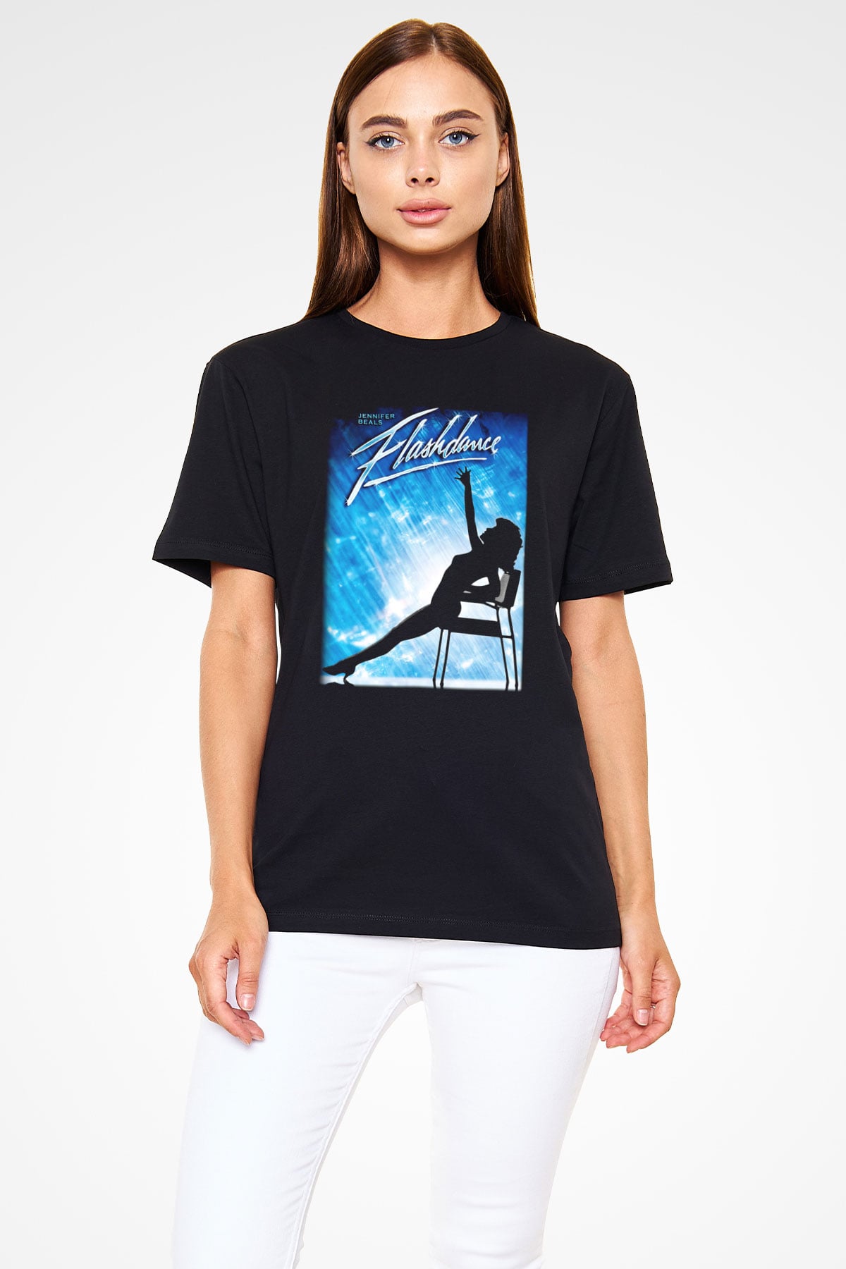 Flashdance Siyah Unisex Tişört