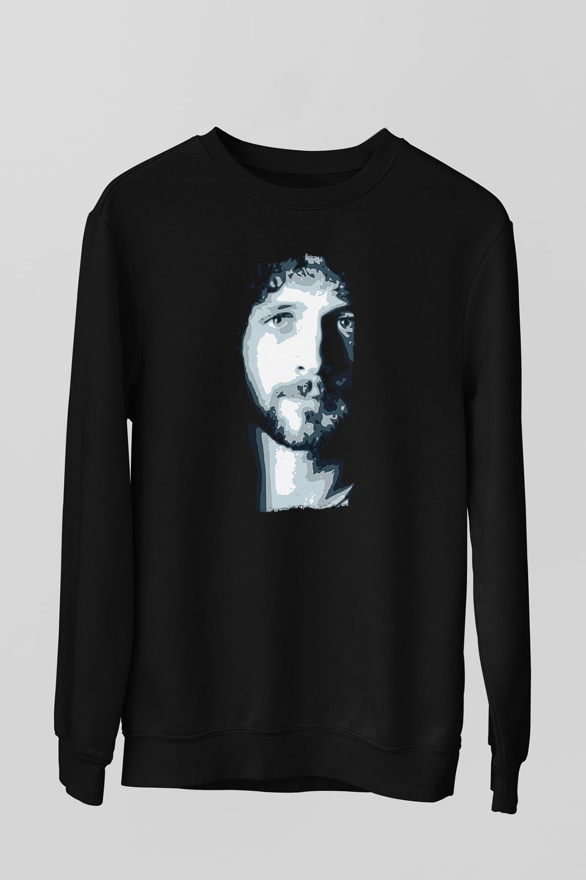 Fleetwod Mac Baskılı Unisex Siyah Sweatshirt