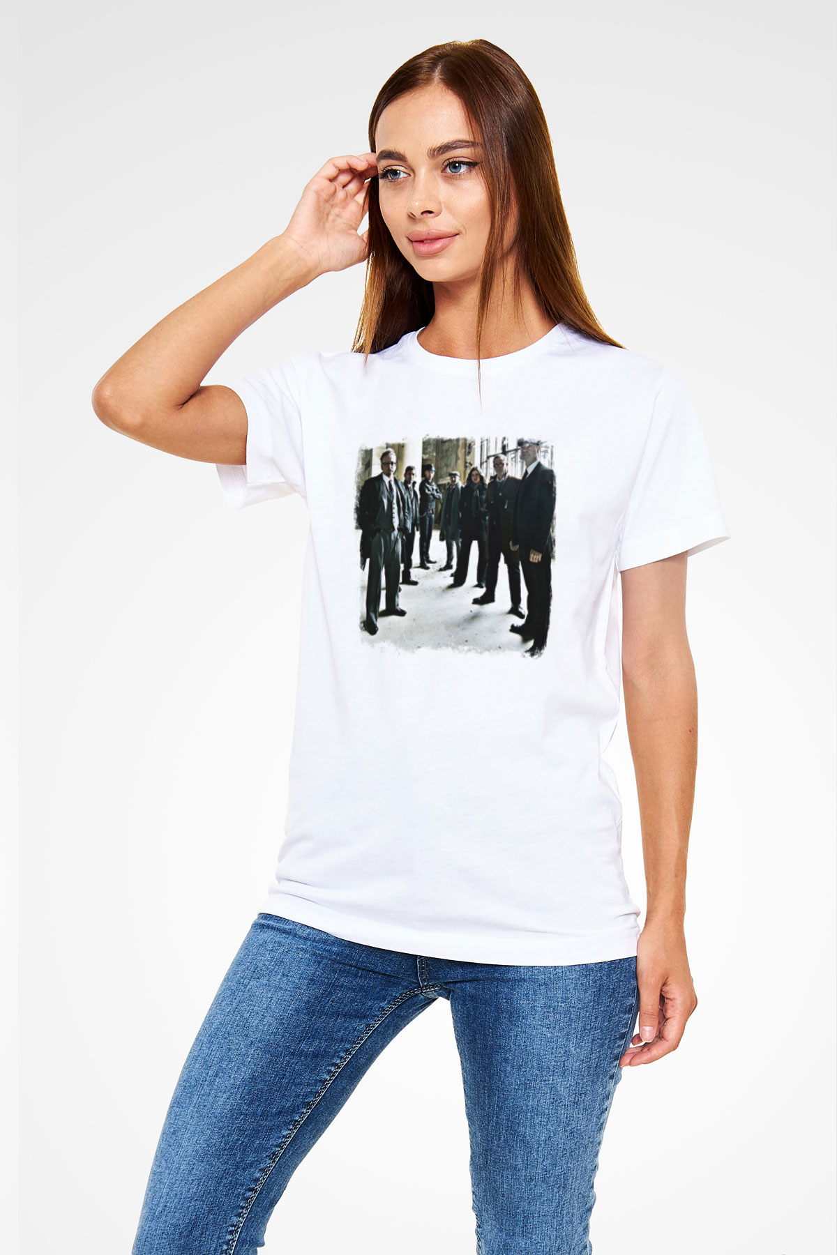 Flogging Molly Baskılı Unisex Beyaz Tişört