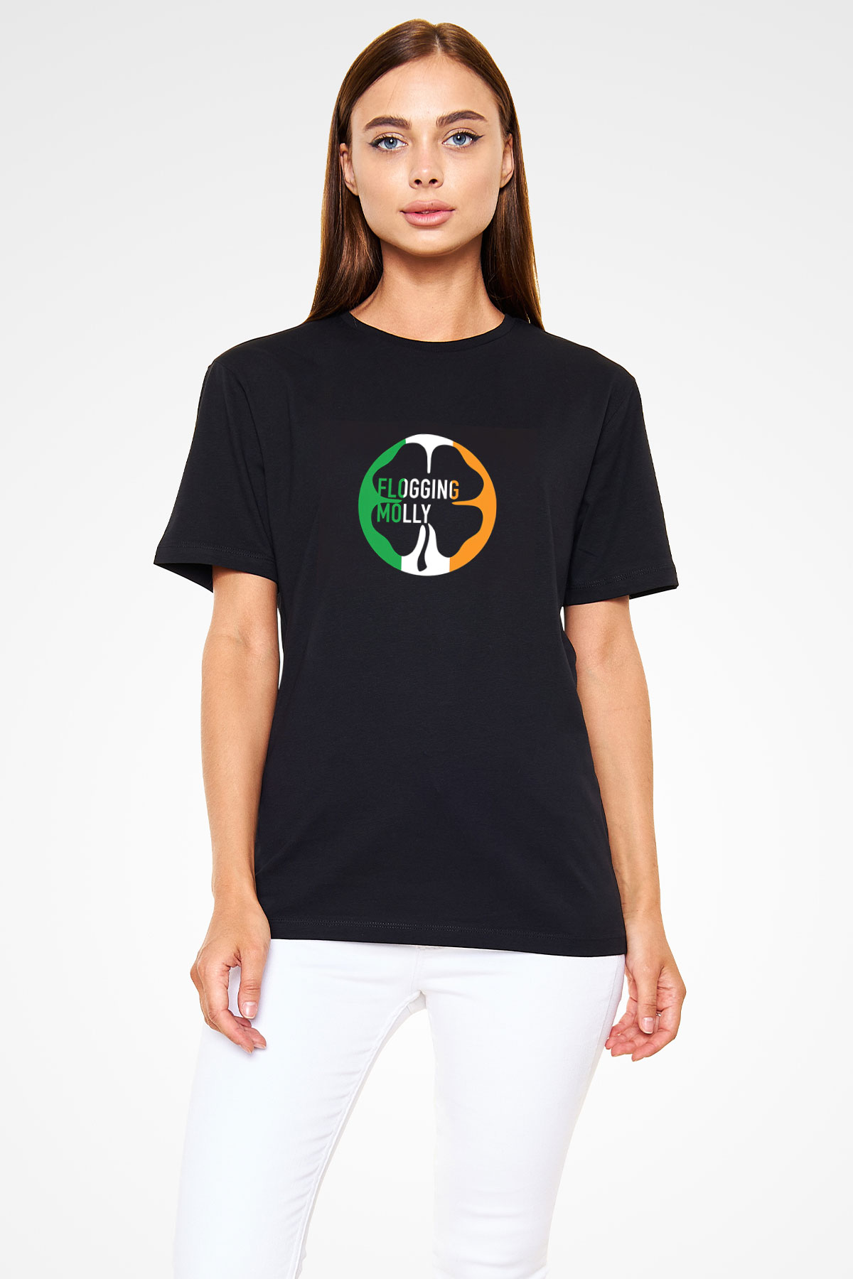 Flogging Molly Siyah Unisex Tişört T-Shirt - TişörtFabrikası