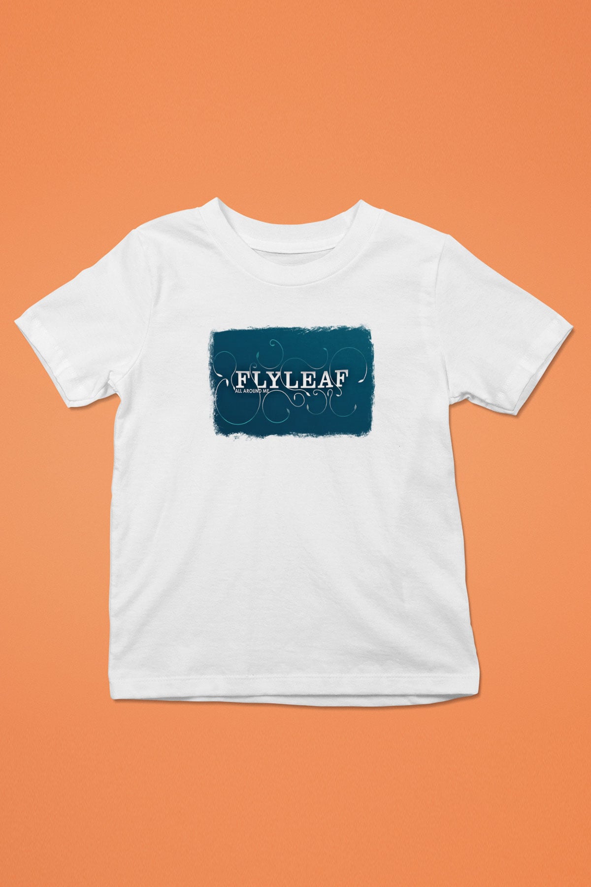 Flyleaf Baskılı Unisex Beyaz Çocuk Tişört
