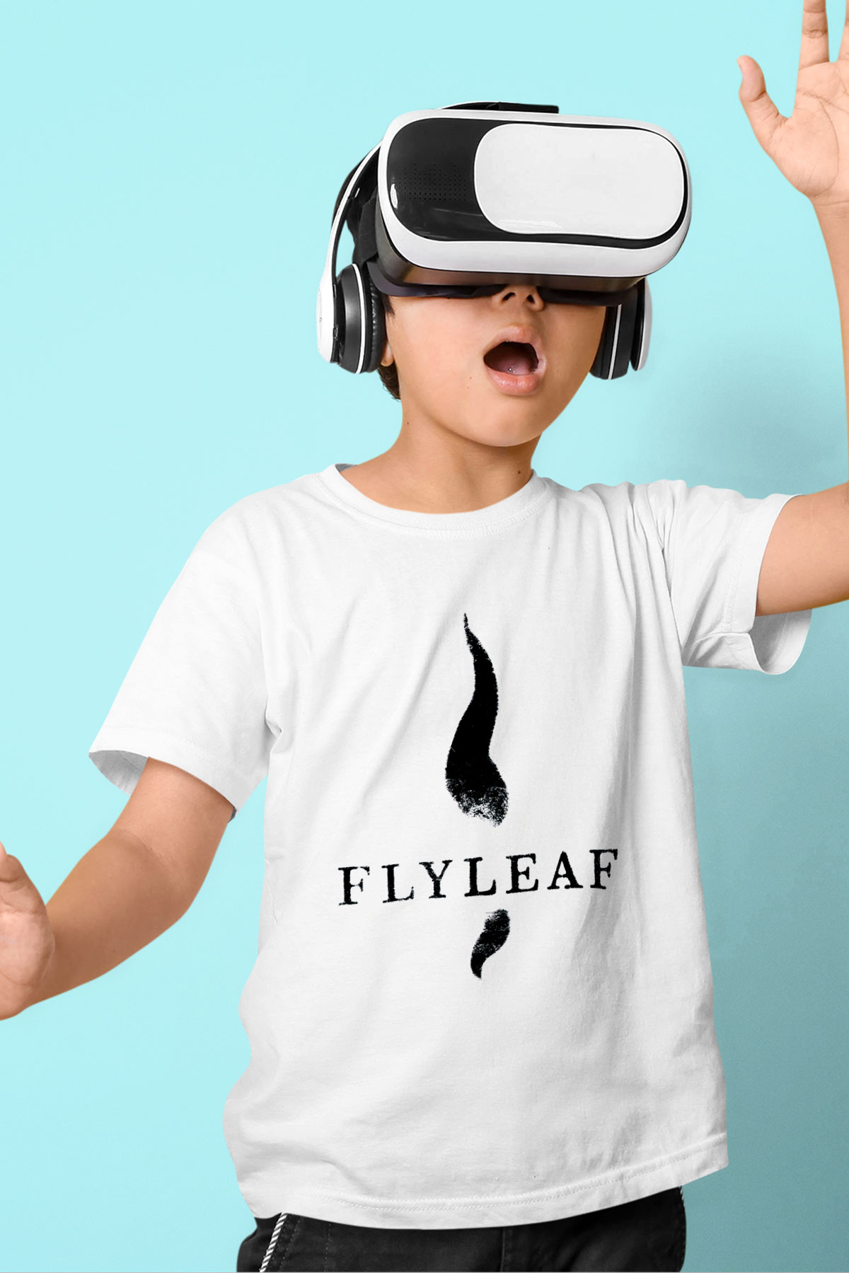 Flyleaf Beyaz Unisex Çocuk Tişört