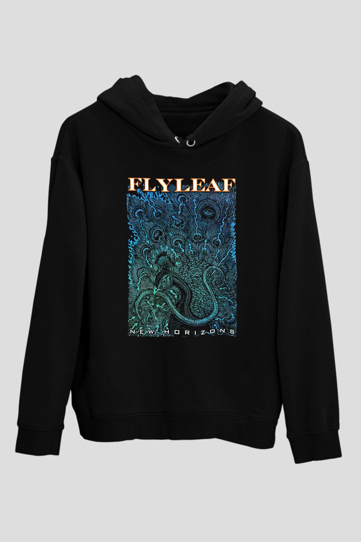 Flyleaf Siyah Unisex Hoodie