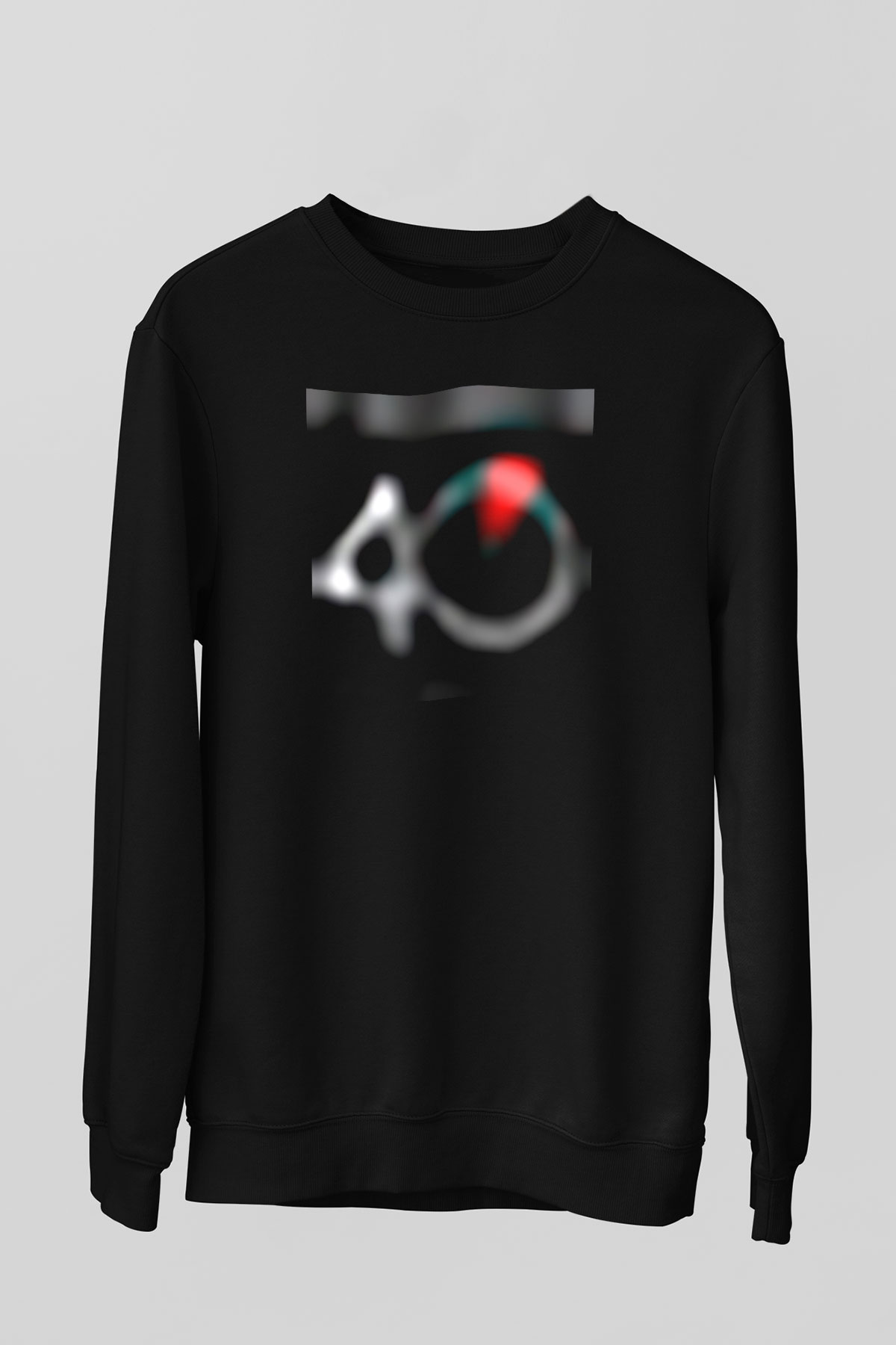 Foreigner Siyah Unisex Sweatshirt
