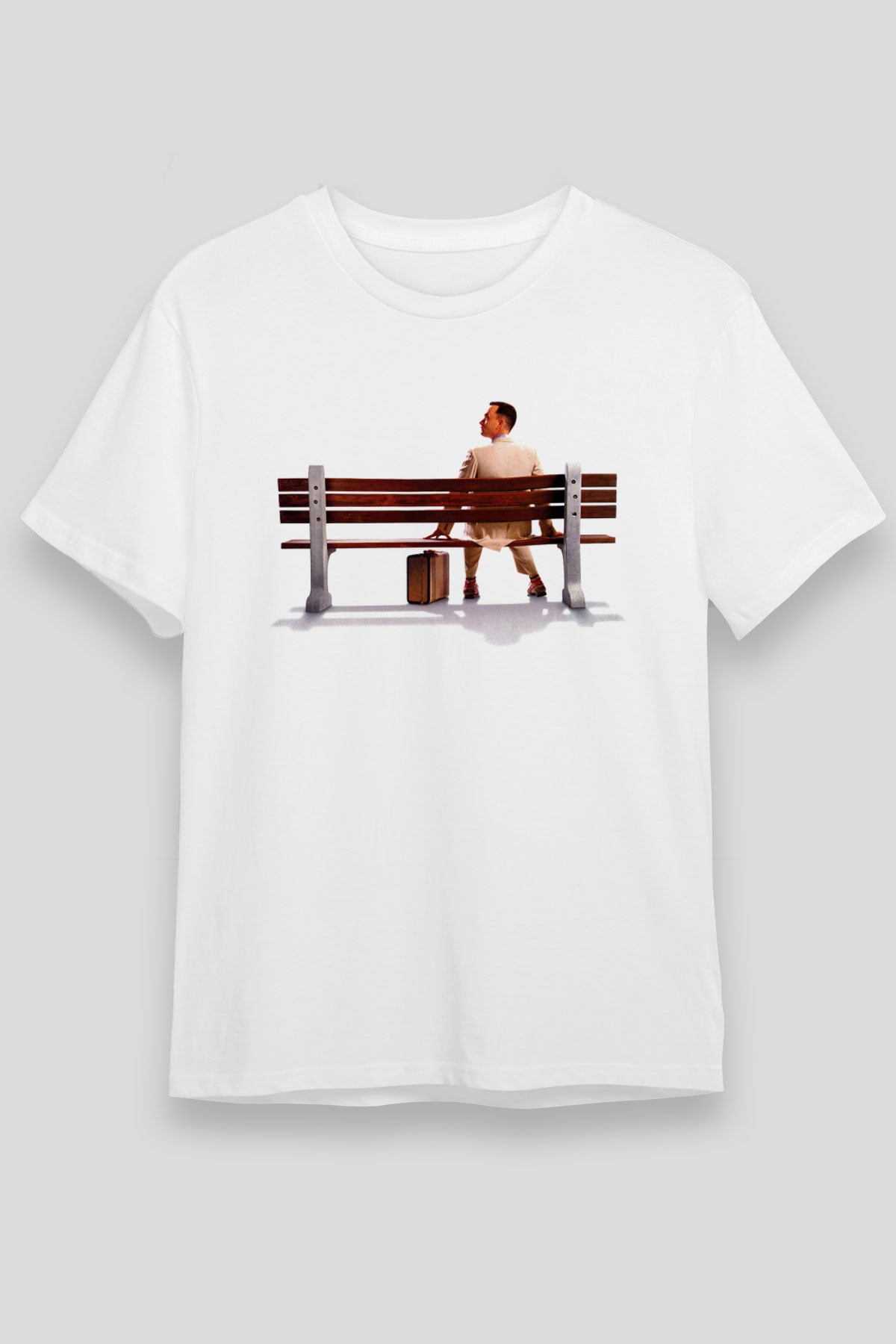 Forrest Gump Beyaz Unisex Tişört