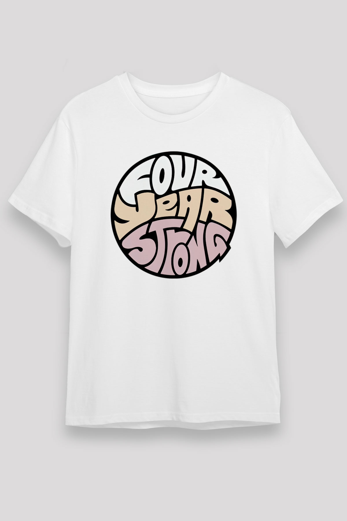 Four Year Strong Beyaz Unisex Tişört T-Shirt - TişörtFabrikası