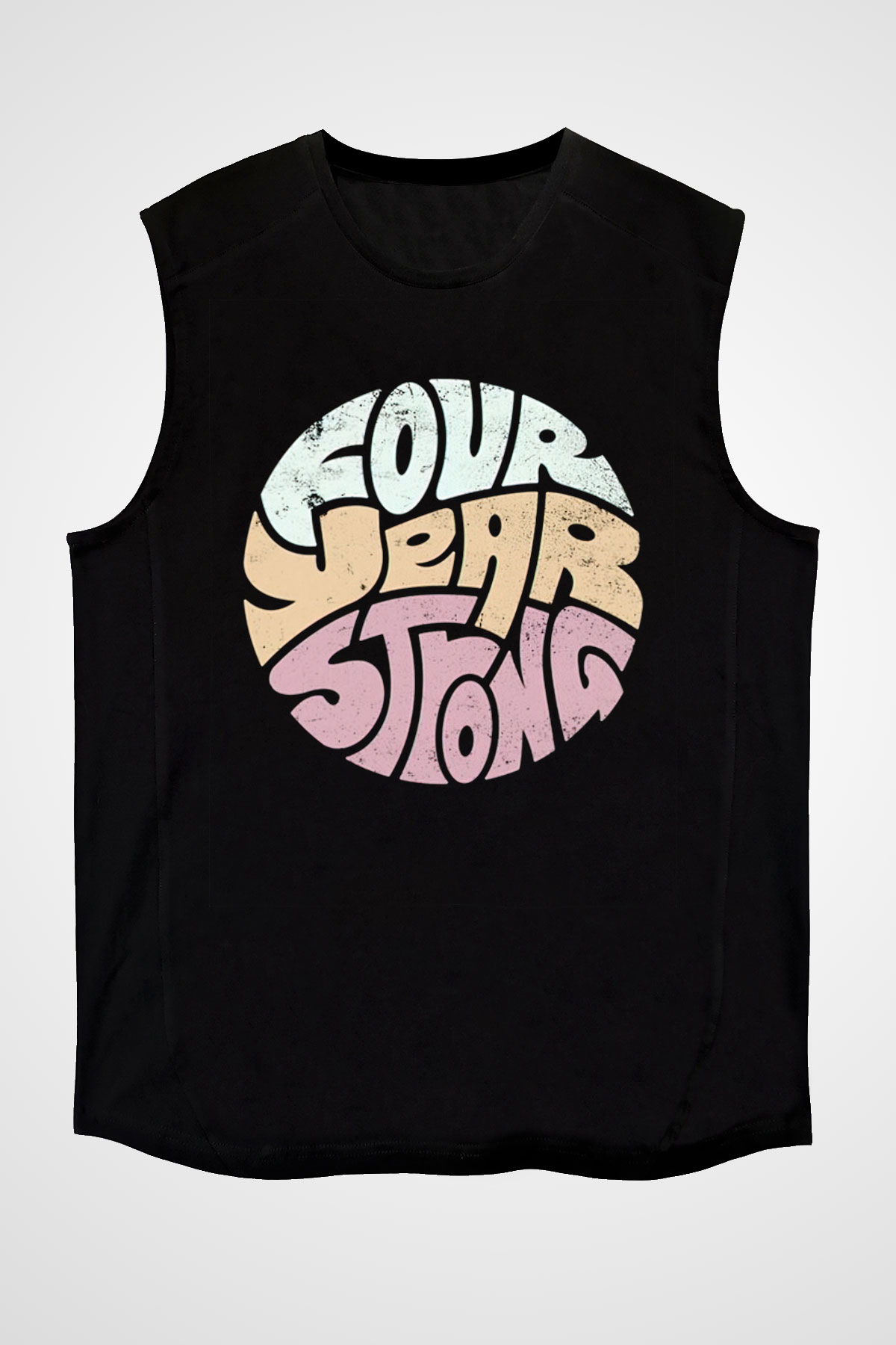 Four Year Strong Siyah Unisex Kolsuz Tişört