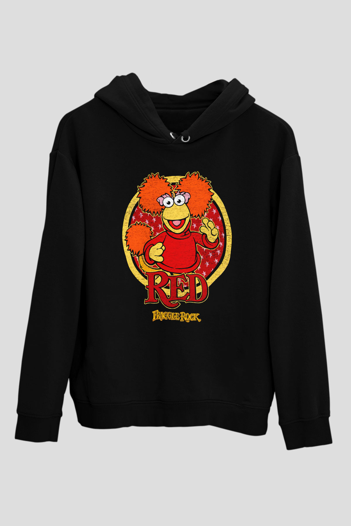 Fraggle Rock Siyah Unisex Hoodie