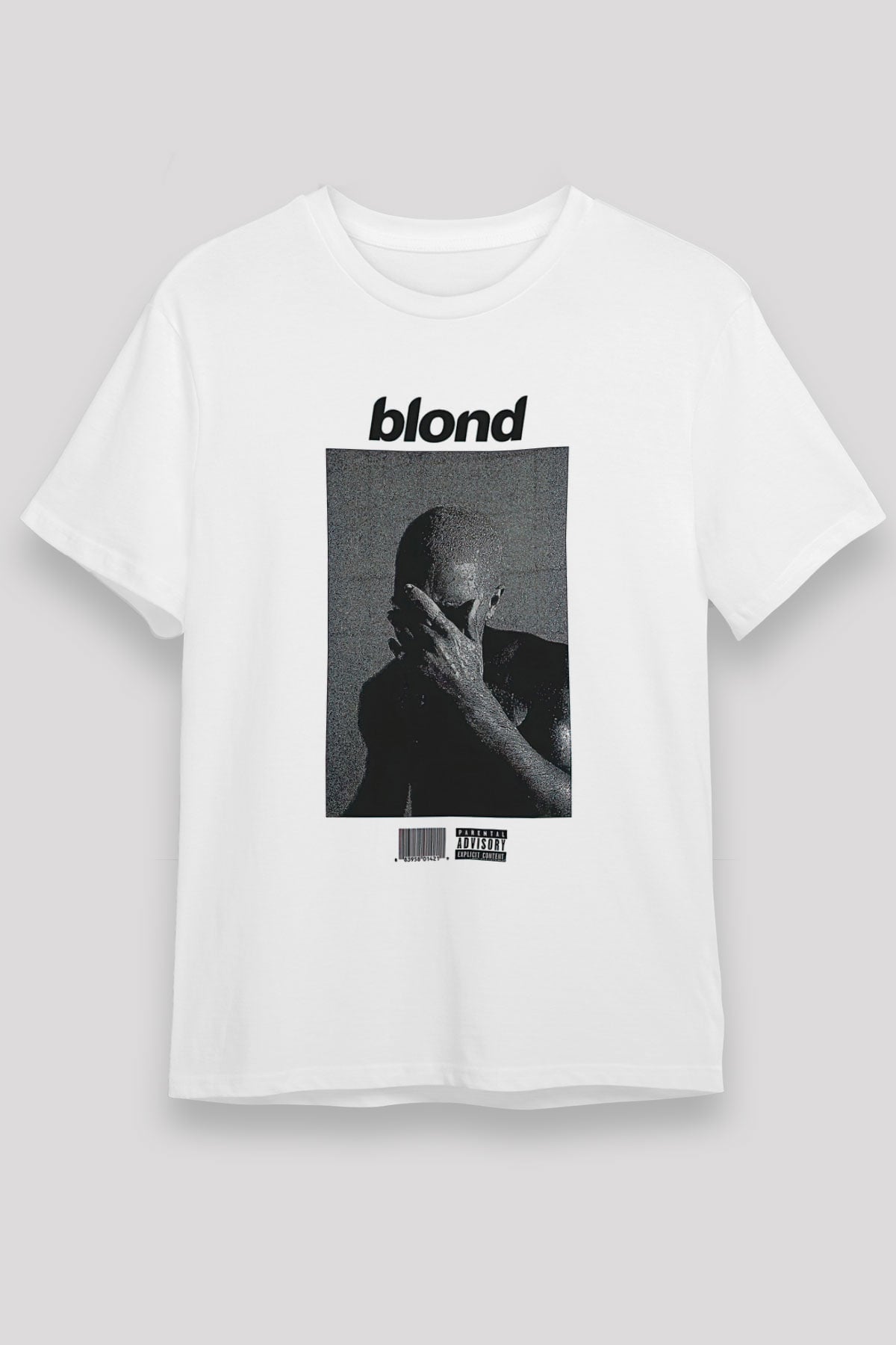 Frank Ocean Baskılı Unisex Beyaz Tişört - Tshirt