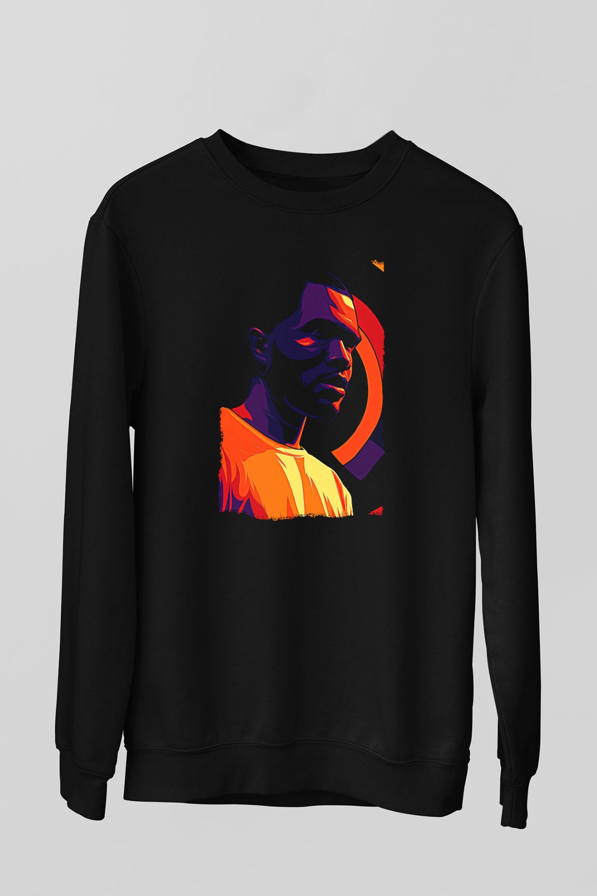 Frank Ocean Baskılı Unisex Siyah Sweatshirt