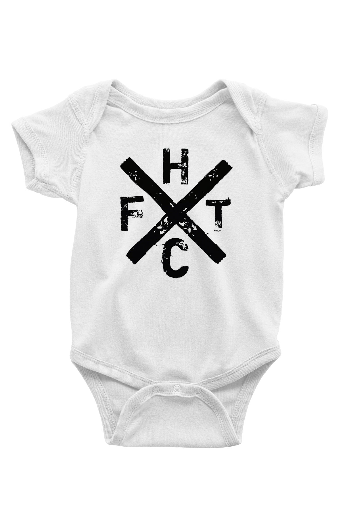 Frank Turner Baskılı Beyaz Unisex Bebek Body - Zıbın