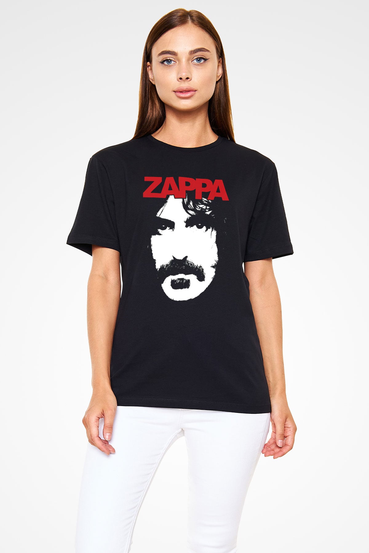 Frank Zappa Siyah Unisex Tişört T-Shirt - TişörtFabrikası